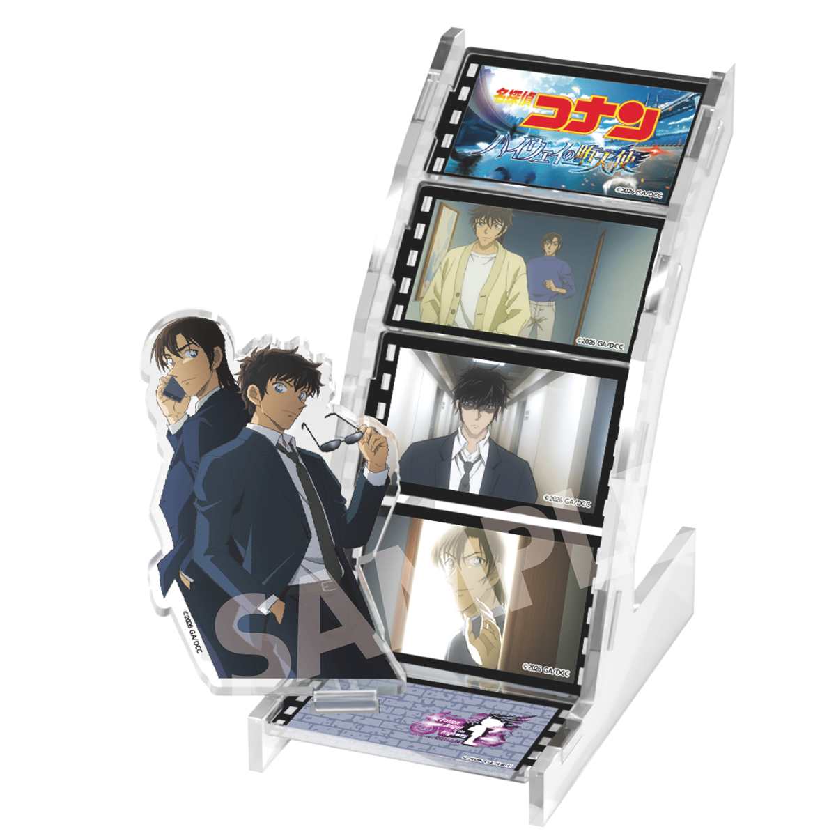 "Detective Conan: Fallen Angel of the Highway" Memory Reel Diorama Acrylic Stand Hagiwara Kenji & Matsuda Jinpei
