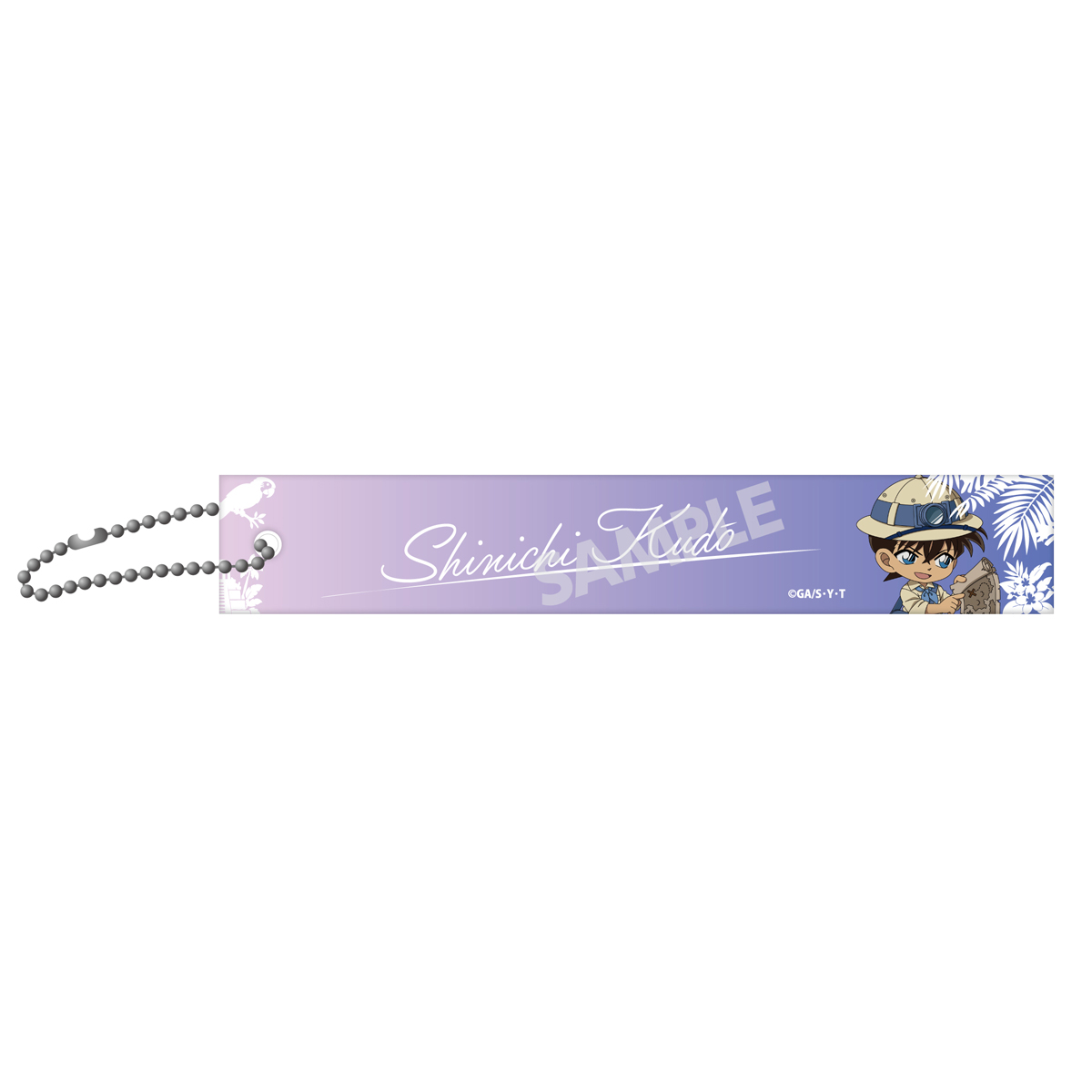 "Detective Conan" Adventure Collection Hotel Room Key Style Acrylic Ball Chain Kudo Shinichi