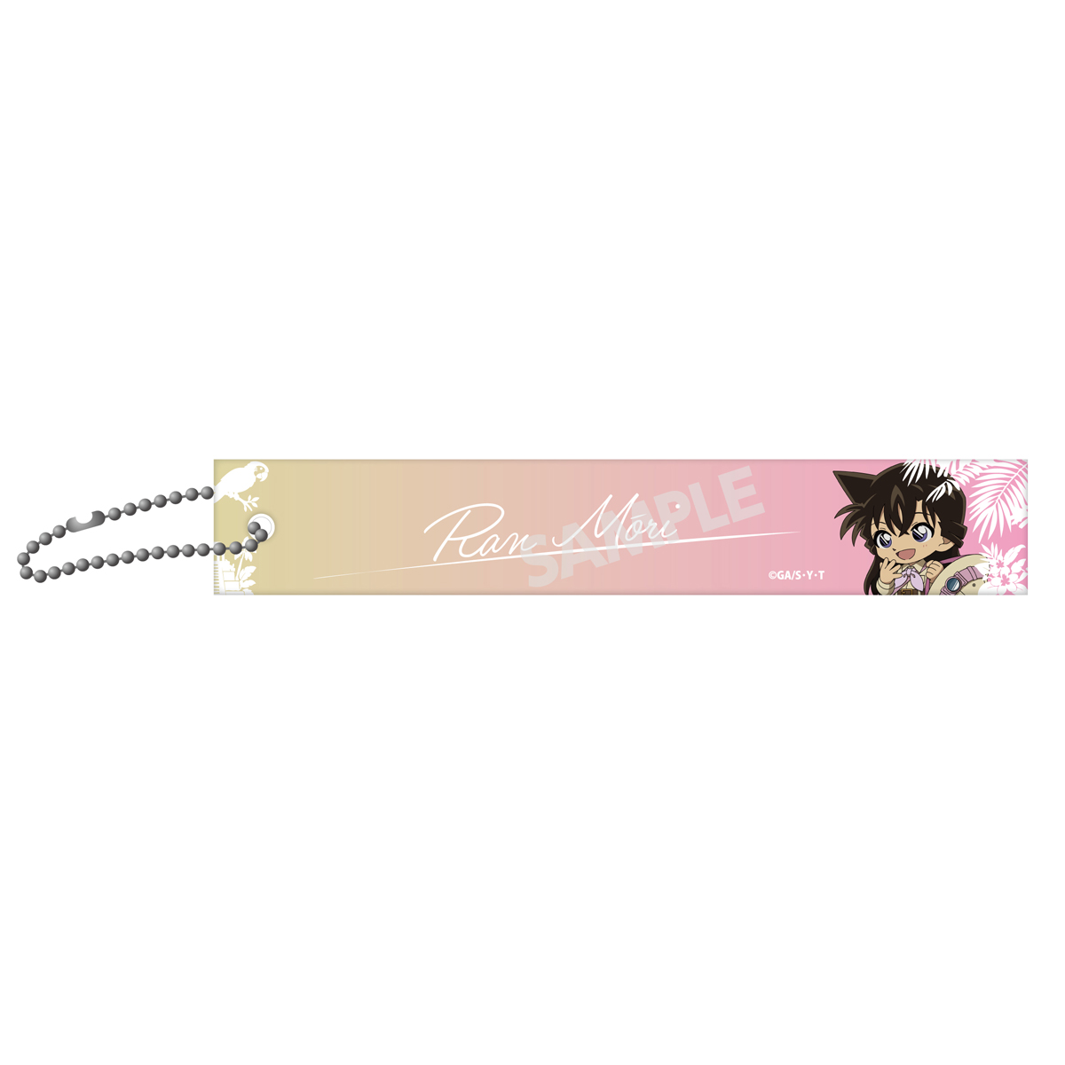 "Detective Conan" Adventure Collection Hotel Room Key Style Acrylic Ball Chain Mori Ran