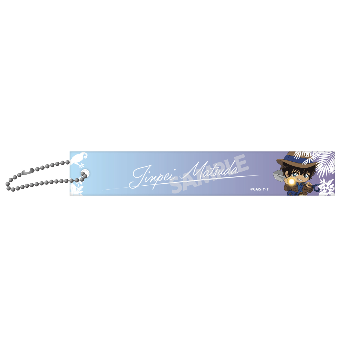 "Detective Conan" Adventure Collection Hotel Room Key Style Acrylic Ball Chain Matsuda Jinpei