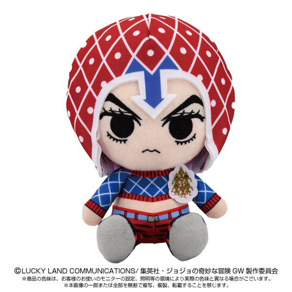 "JoJo's Bizarre Adventure" Chibi Plush Guido Mista & Sex Pistols