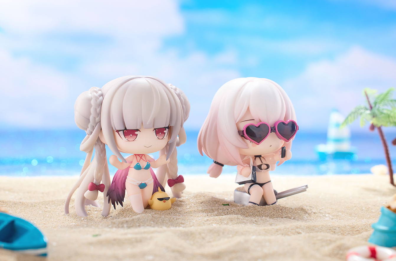 HanaBee "AZUR LANE" SWIM SUIT CHIBI FIGURE VOL. 2 SET OF THREE