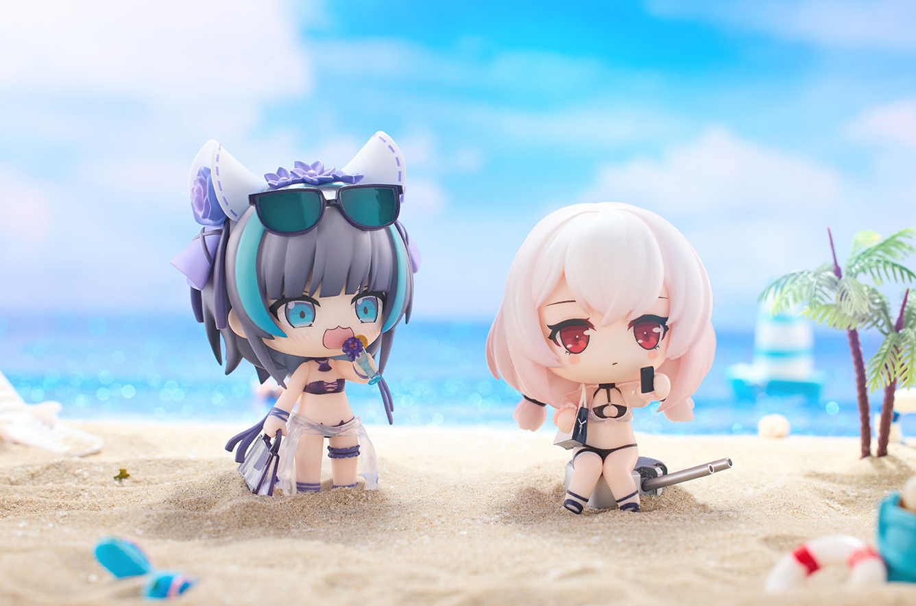 HanaBee "AZUR LANE" SWIM SUIT CHIBI FIGURE VOL. 2 SET OF THREE
