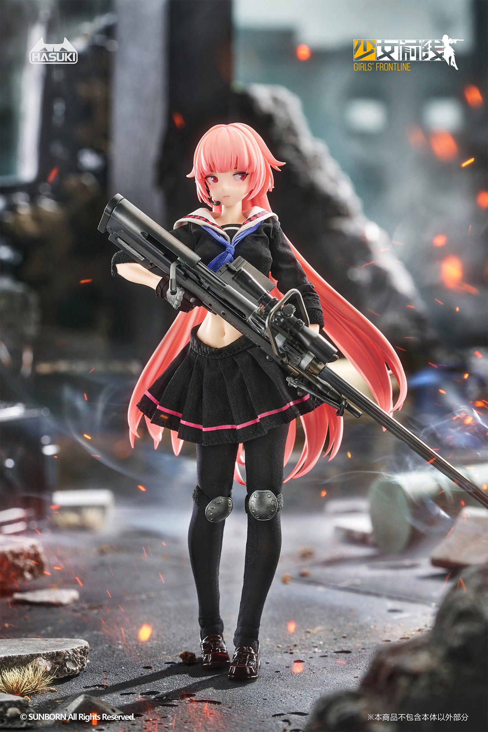 HASUKI x "GIRLS' FRONTLINE" POCKET ART SERIES PA011 NTW-20 1/12 SCALE ACTION FIGURE