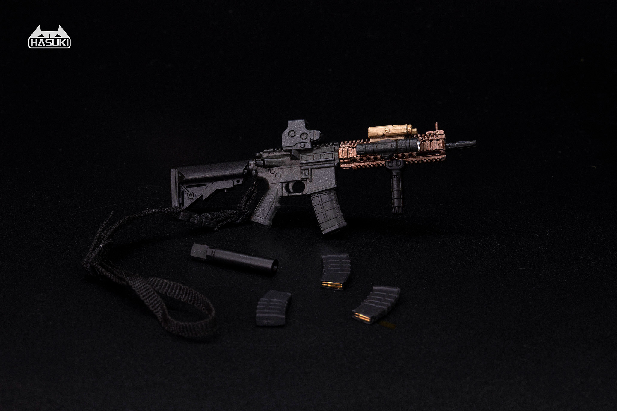 HASUKI WM-04B 1/12 SCALE MK18 EQUIPMENT SET (BLACK)