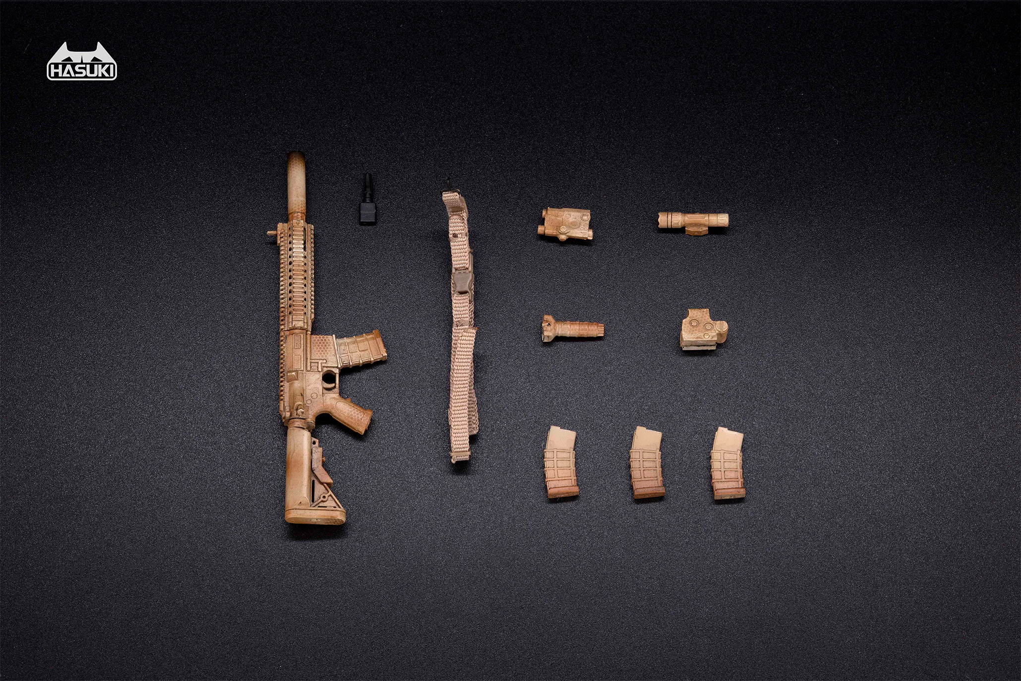 HASUKI WM-04C 1/12 SCALE MK18 EQUIPMENT SET (CAMOUFLAGE)