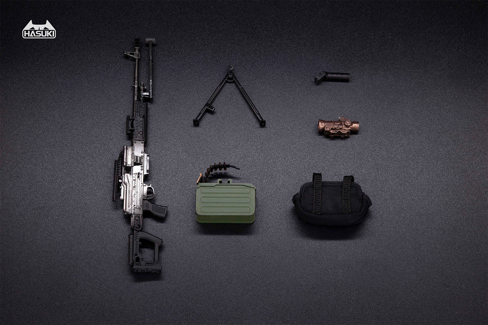 HASUKI WM-05A 1/12 SCALE PKM EQUIPMENT SET (BLACK)