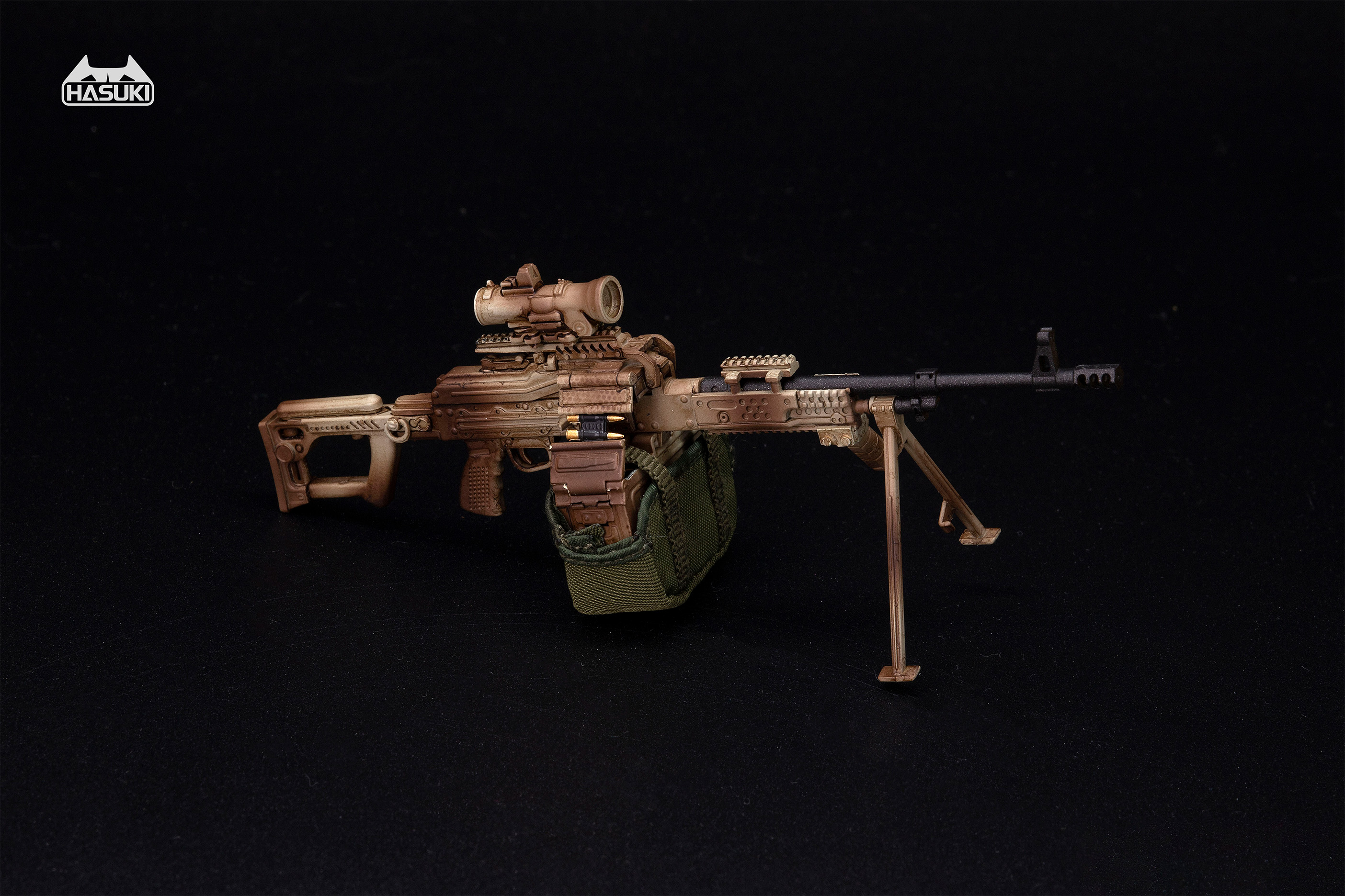 HASUKI WM-05B 1/12 SCALE PKM EQUIPMENT SET (DESERT CAMOUFLAGE)