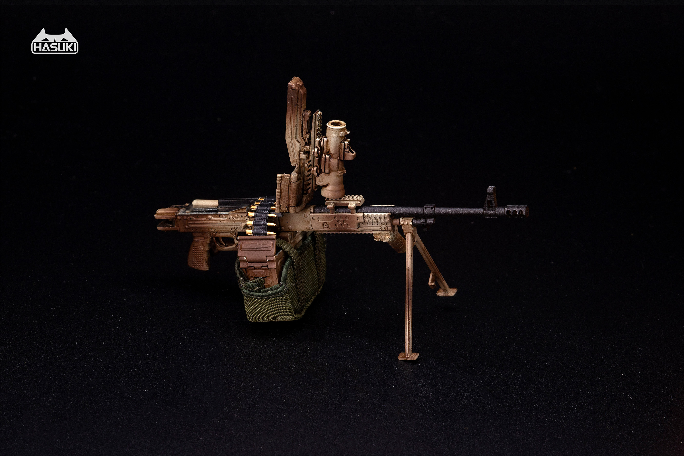 HASUKI WM-05B 1/12 SCALE PKM EQUIPMENT SET (DESERT CAMOUFLAGE)