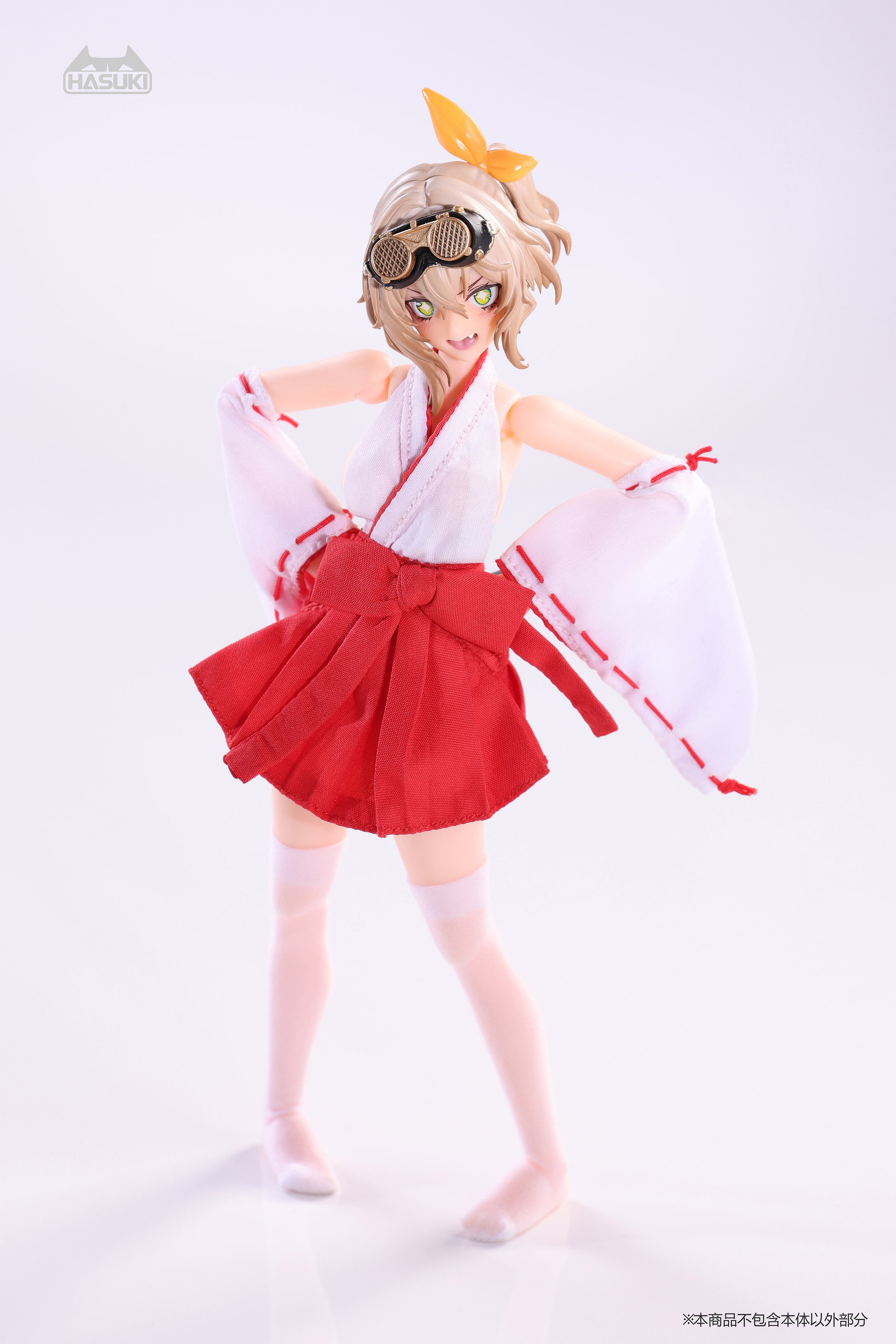 HASUKI CS019 MIKO CLOTHING FOR 1/12 SCALE ACTION FIGURE