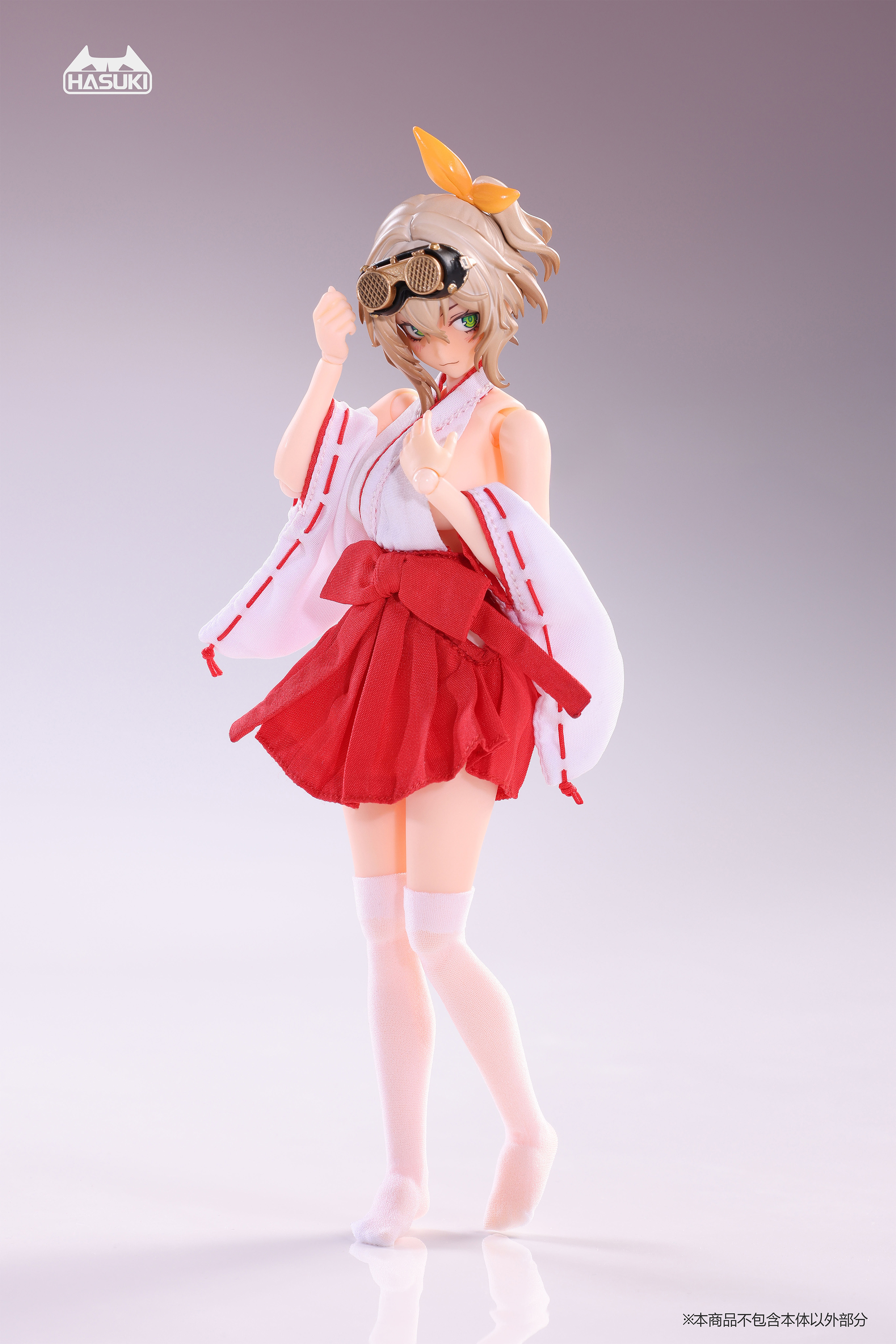 HASUKI CS019 MIKO CLOTHING FOR 1/12 SCALE ACTION FIGURE