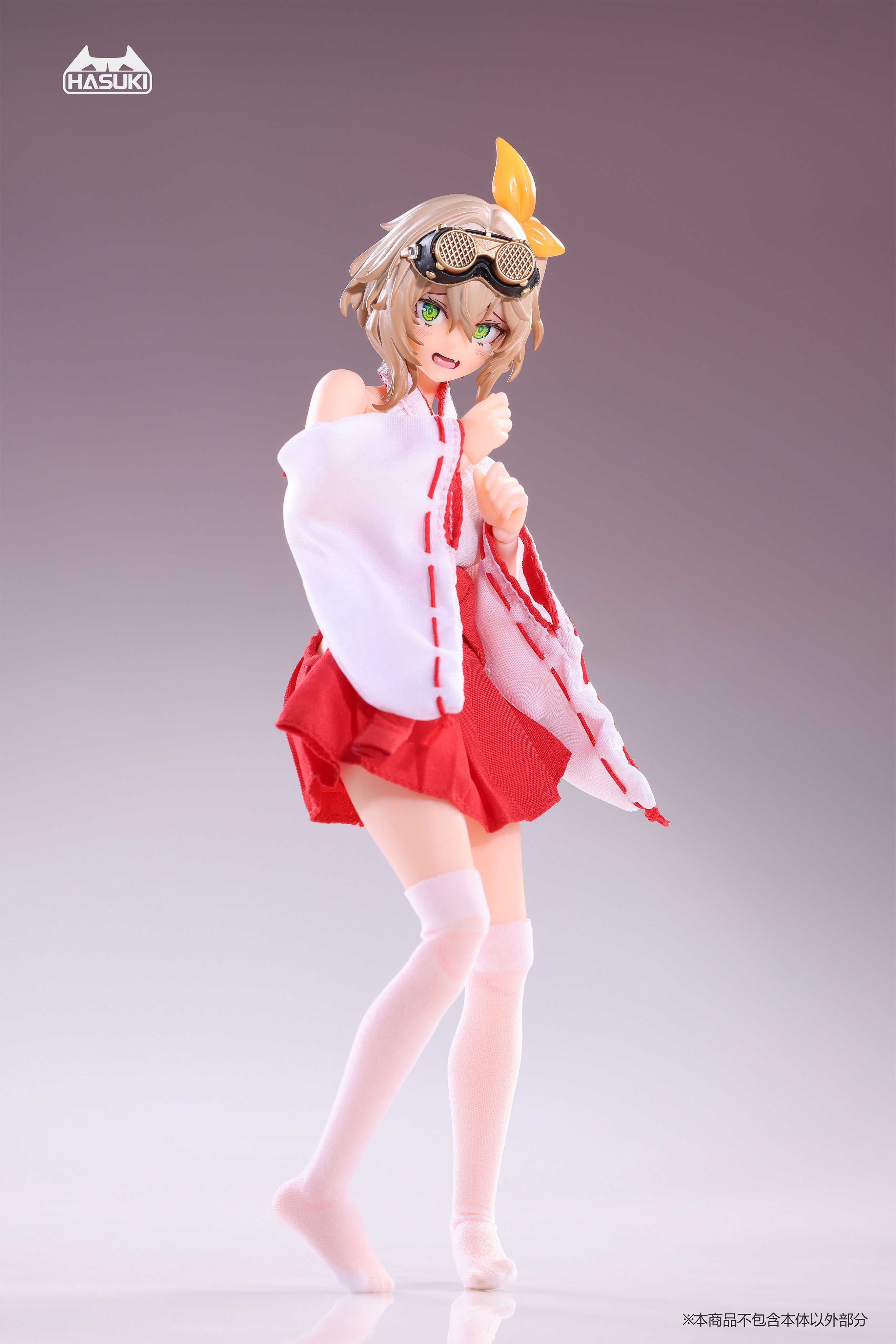 HASUKI CS019 MIKO CLOTHING FOR 1/12 SCALE ACTION FIGURE