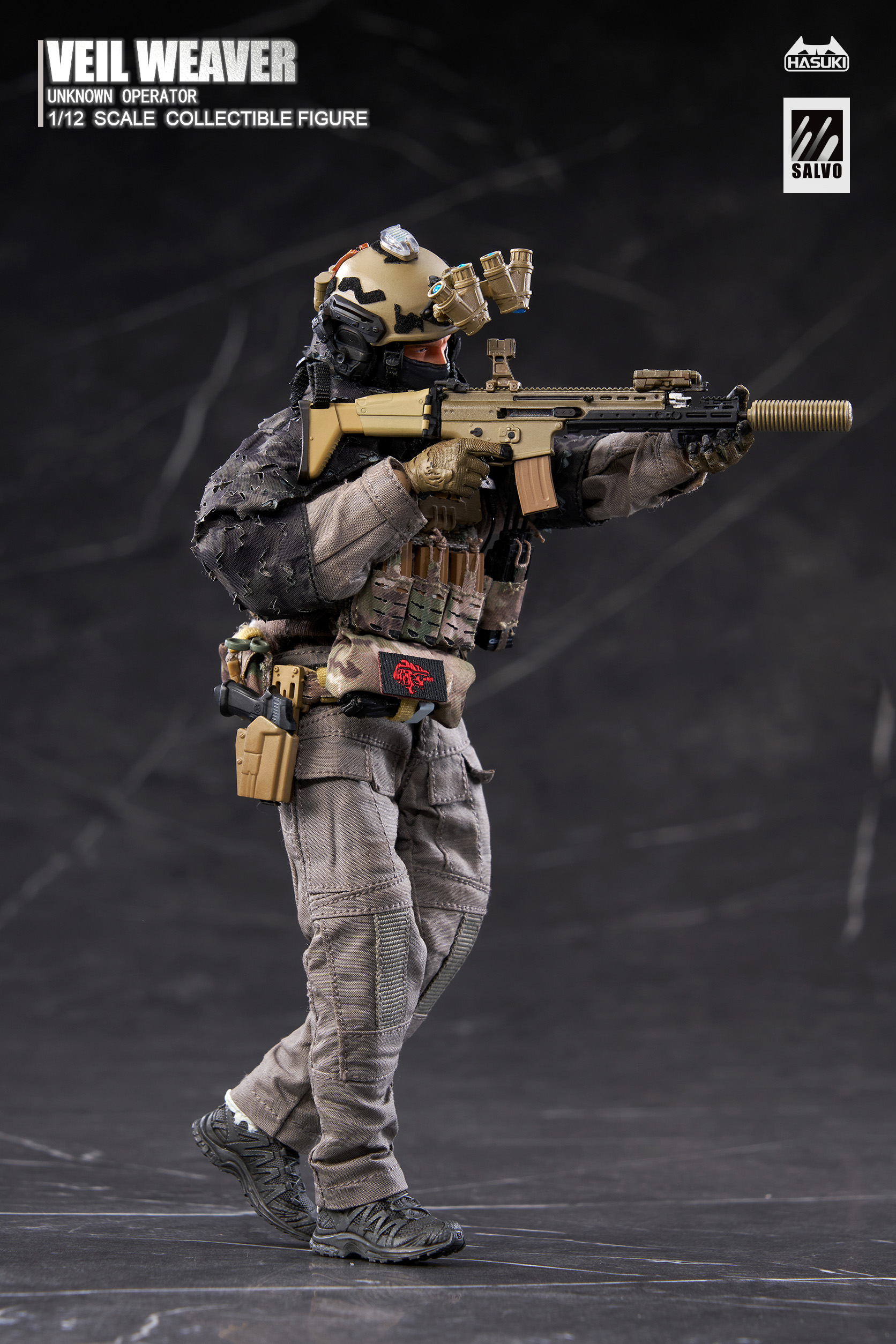 HASUKI SALVO SERIES SA04 NIGHTVEIL WEAVER 1/12 SCALE ACTION FIGURE