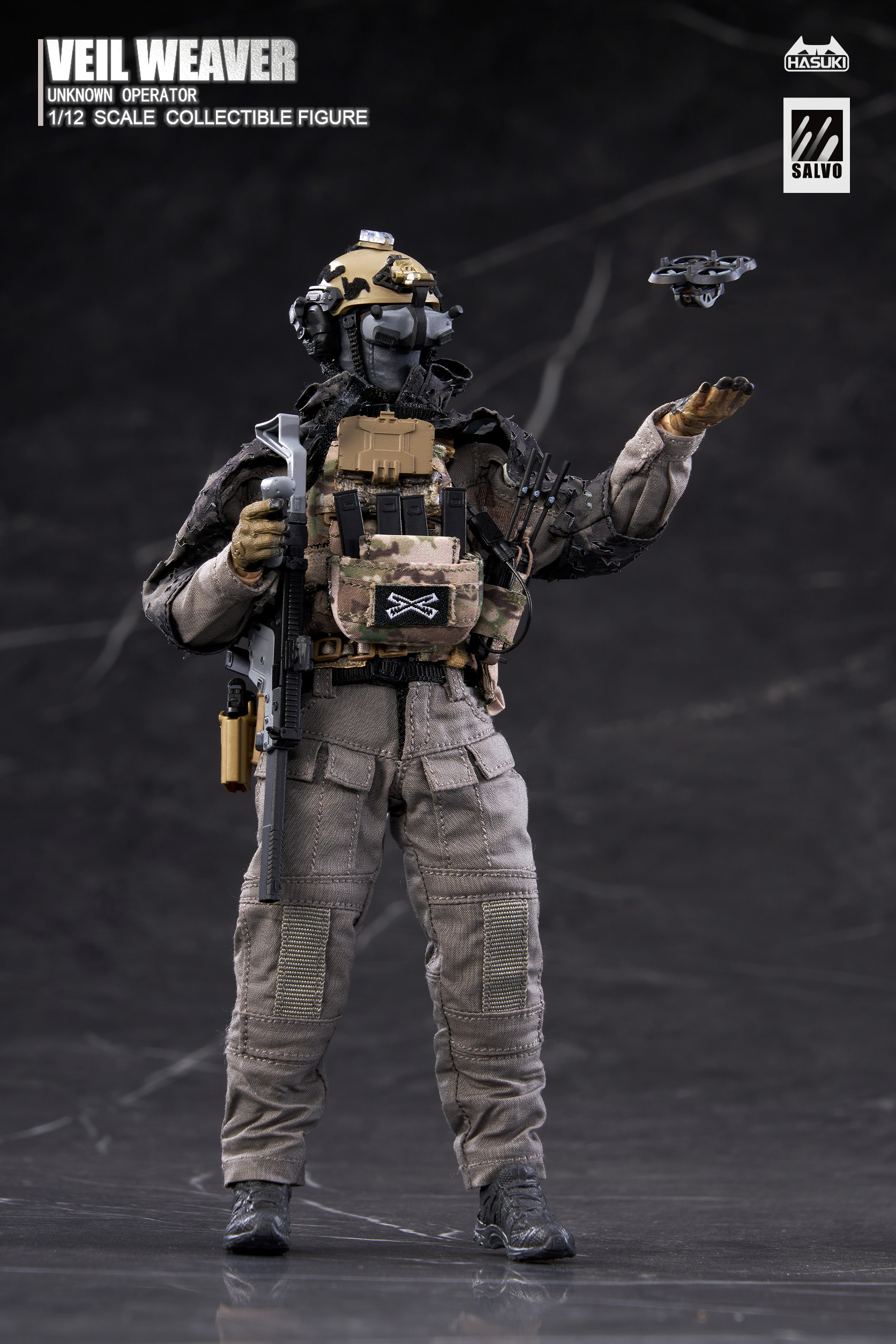HASUKI WM-07 1/12 SCALE ENHANCED RECON EQUIPMENT SET