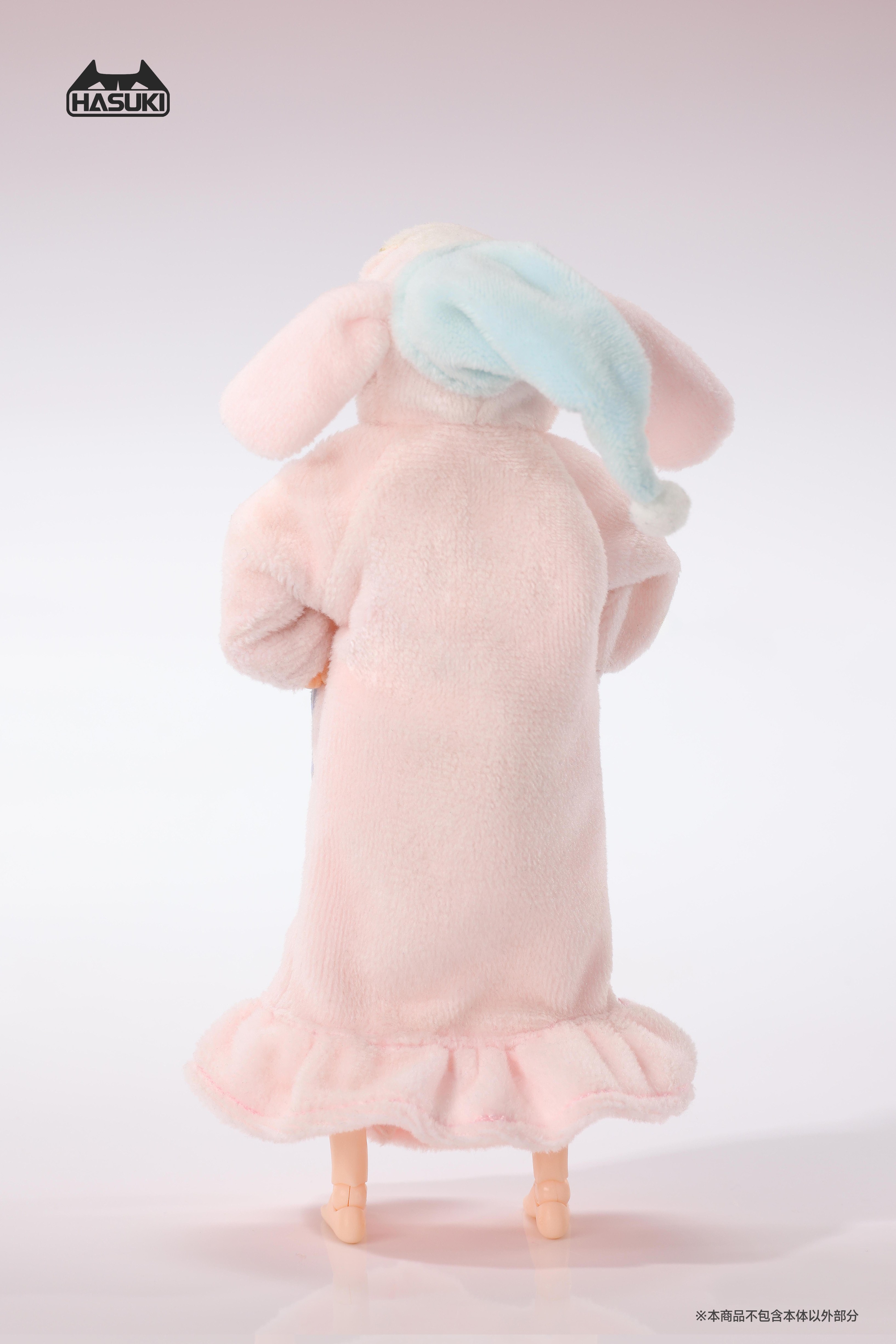 HASUKI CS021C FLUFFY PAJAMAS FOR 1/12 SCALE ACTION FIGURE