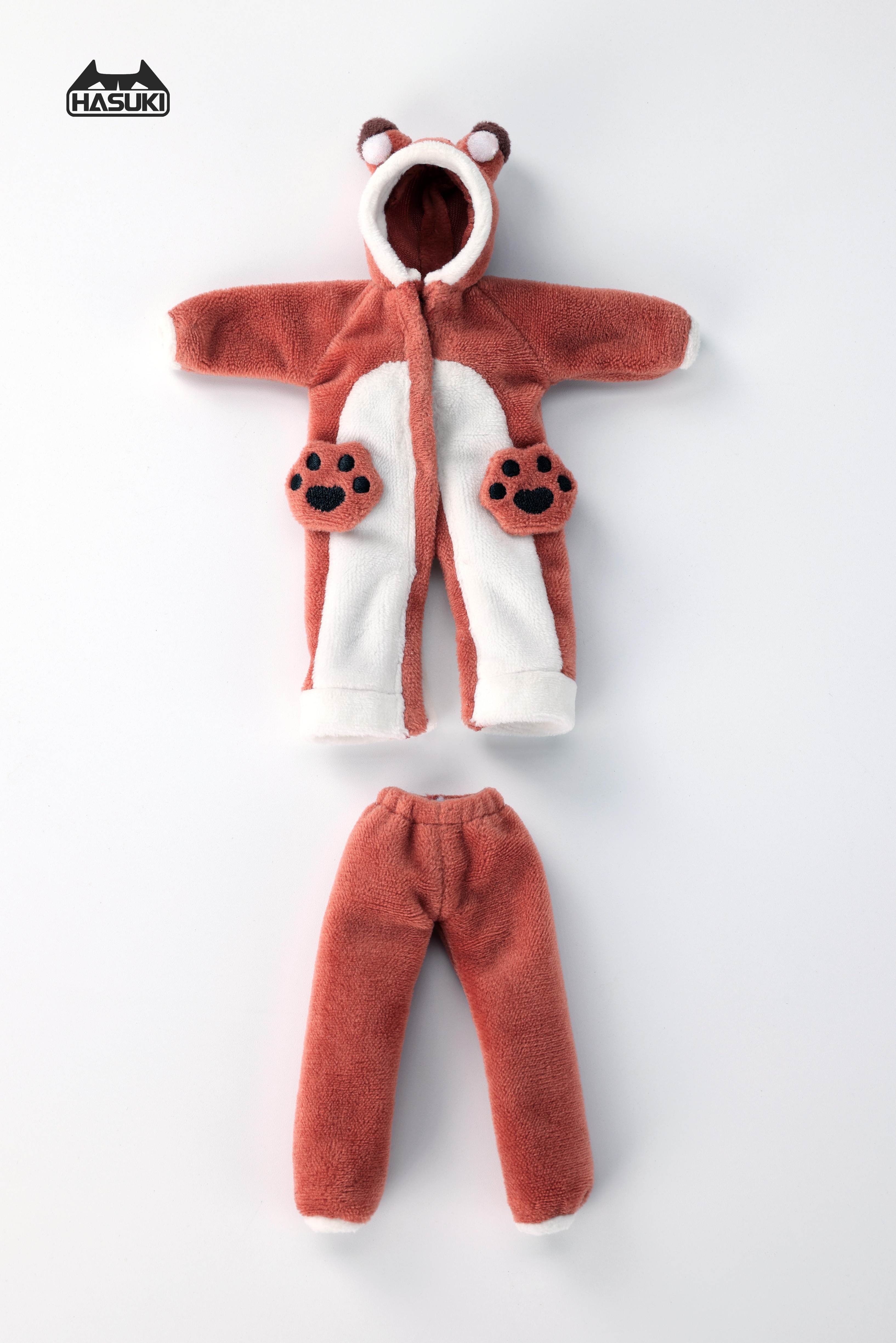 HASUKI CS021A FLUFFY PAJAMAS FOR 1/12 SCALE ACTION FIGURE