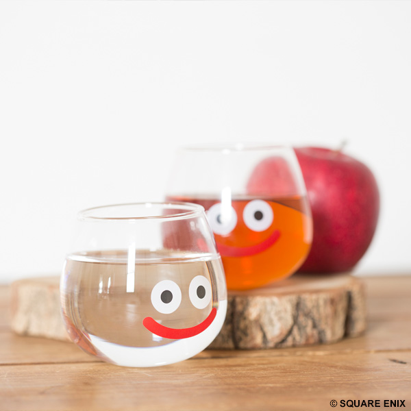 "Dragon Quest" Smile Slime King Slime Big Yurayura Glass