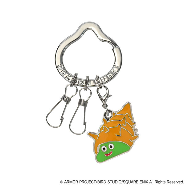 "Dragon Quest" Smile Slime Metal Key Ring Shell Slime