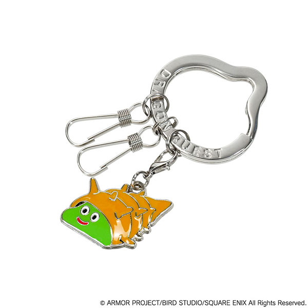 "Dragon Quest" Smile Slime Metal Key Ring Shell Slime