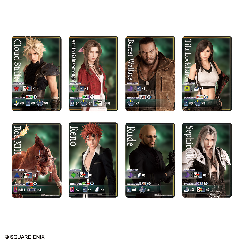"Final Fantasy VII Remake" Board Game Materia Hunter