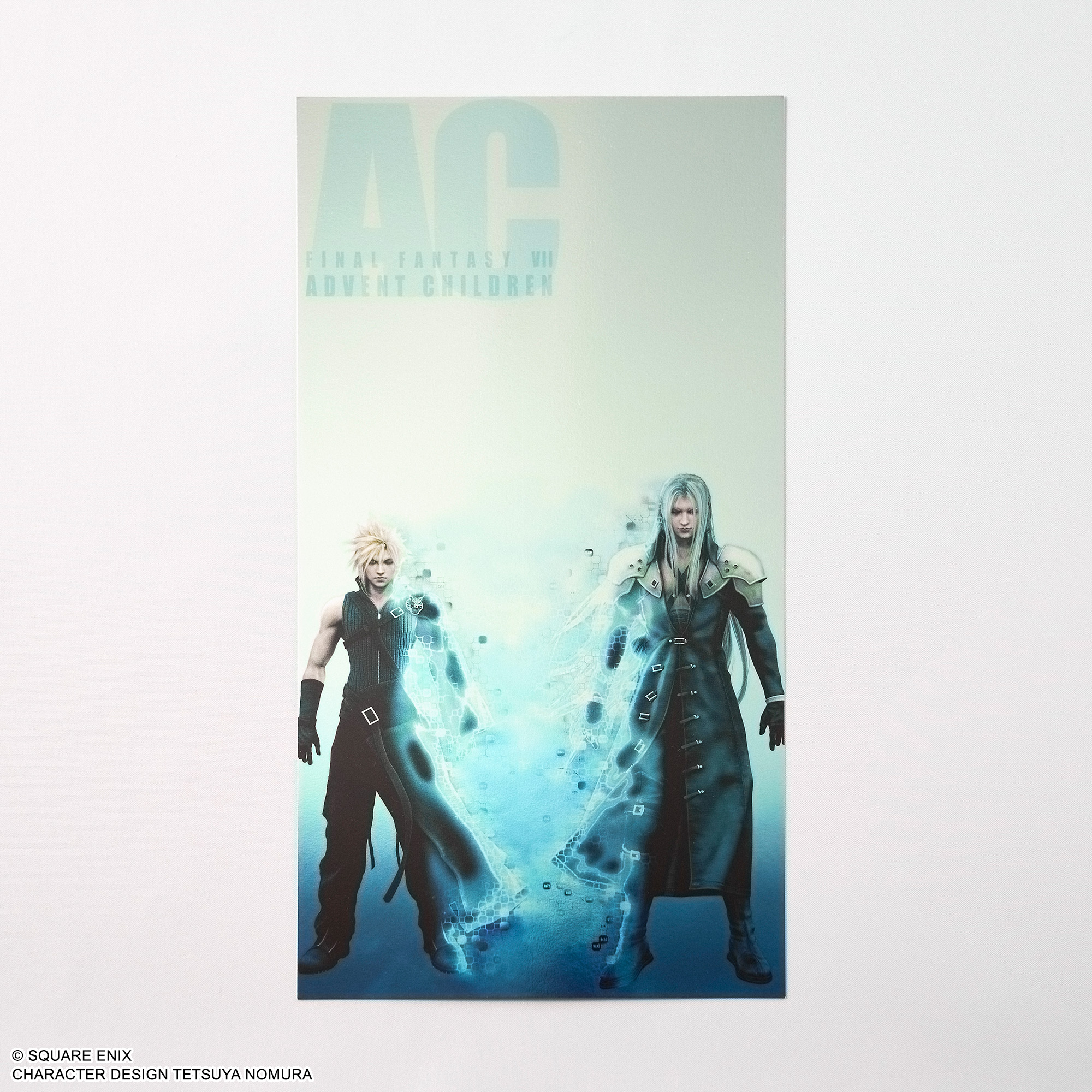 "Final Fantasy VII" Series Metallic Large Postcard Set
