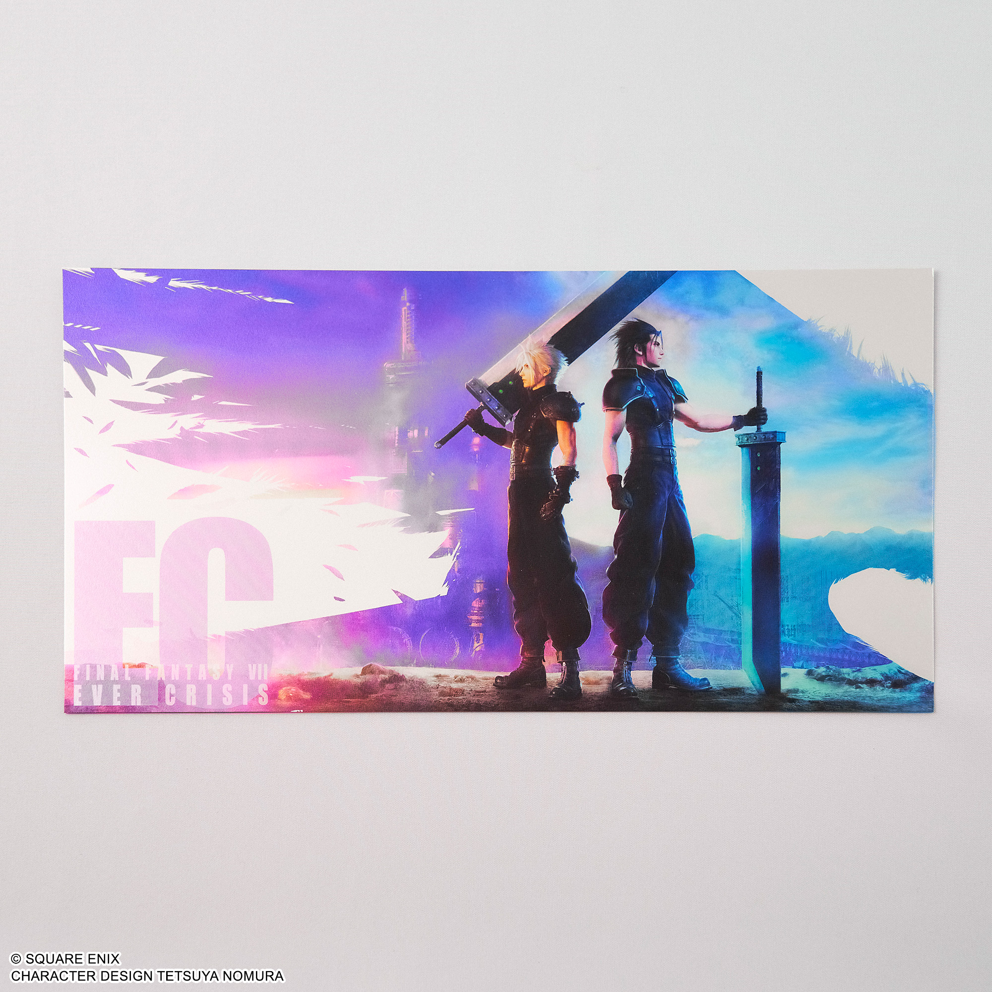 "Final Fantasy VII" Series Metallic Large Postcard Set