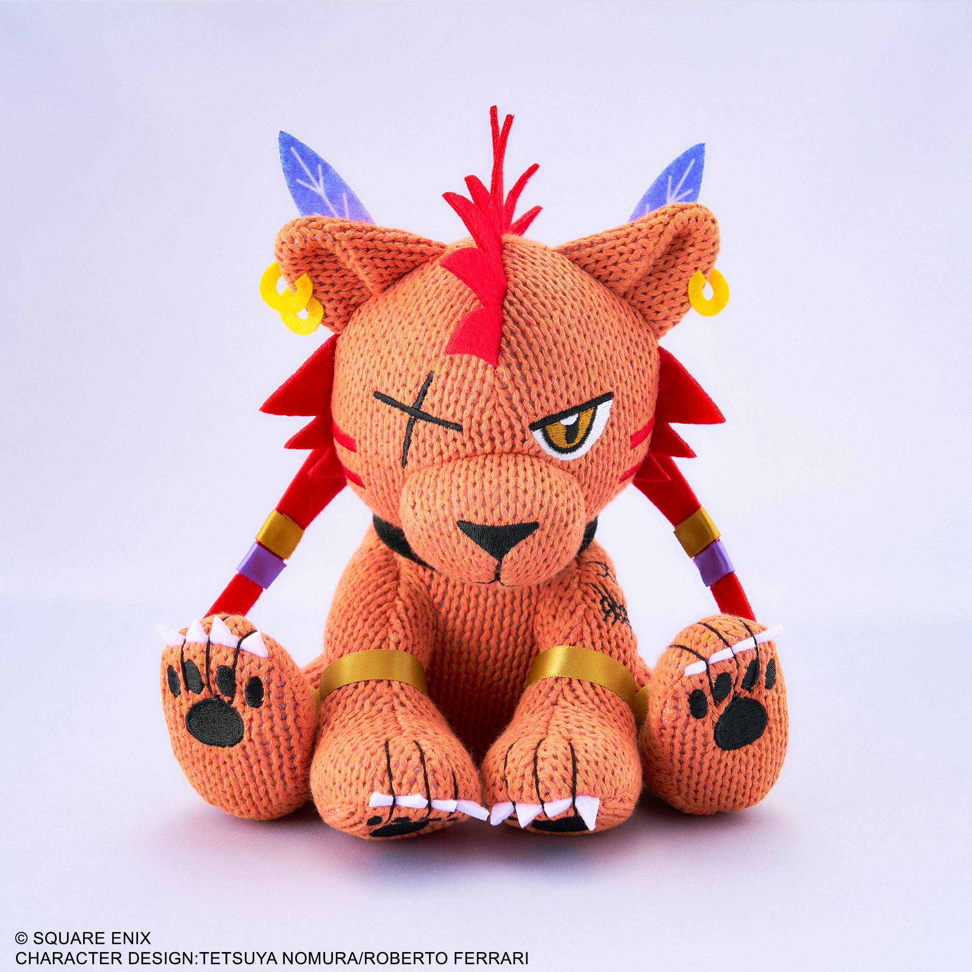"Final Fantasy VII Remake" Knitted Plush Red XIII
