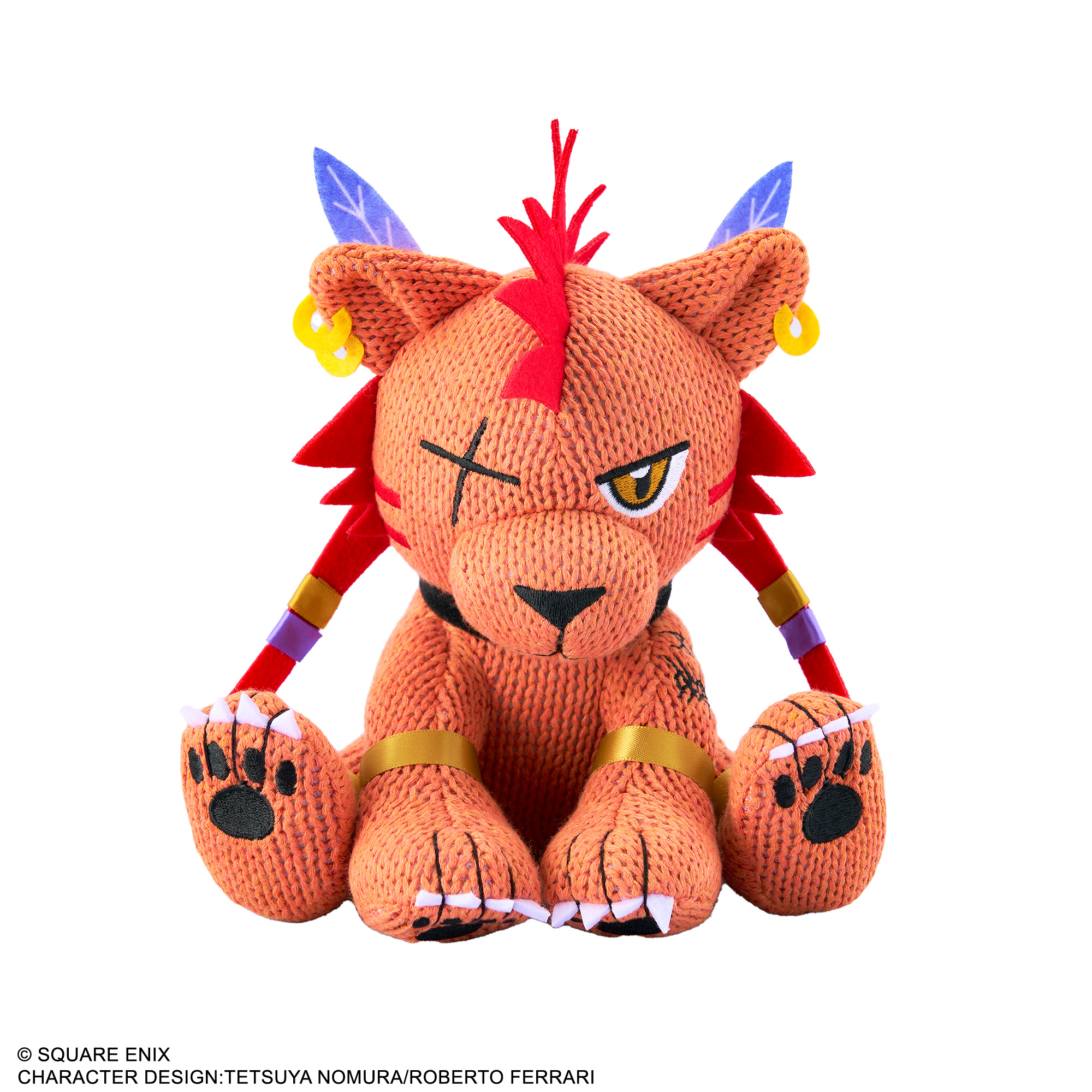 "Final Fantasy VII Remake" Knitted Plush Red XIII