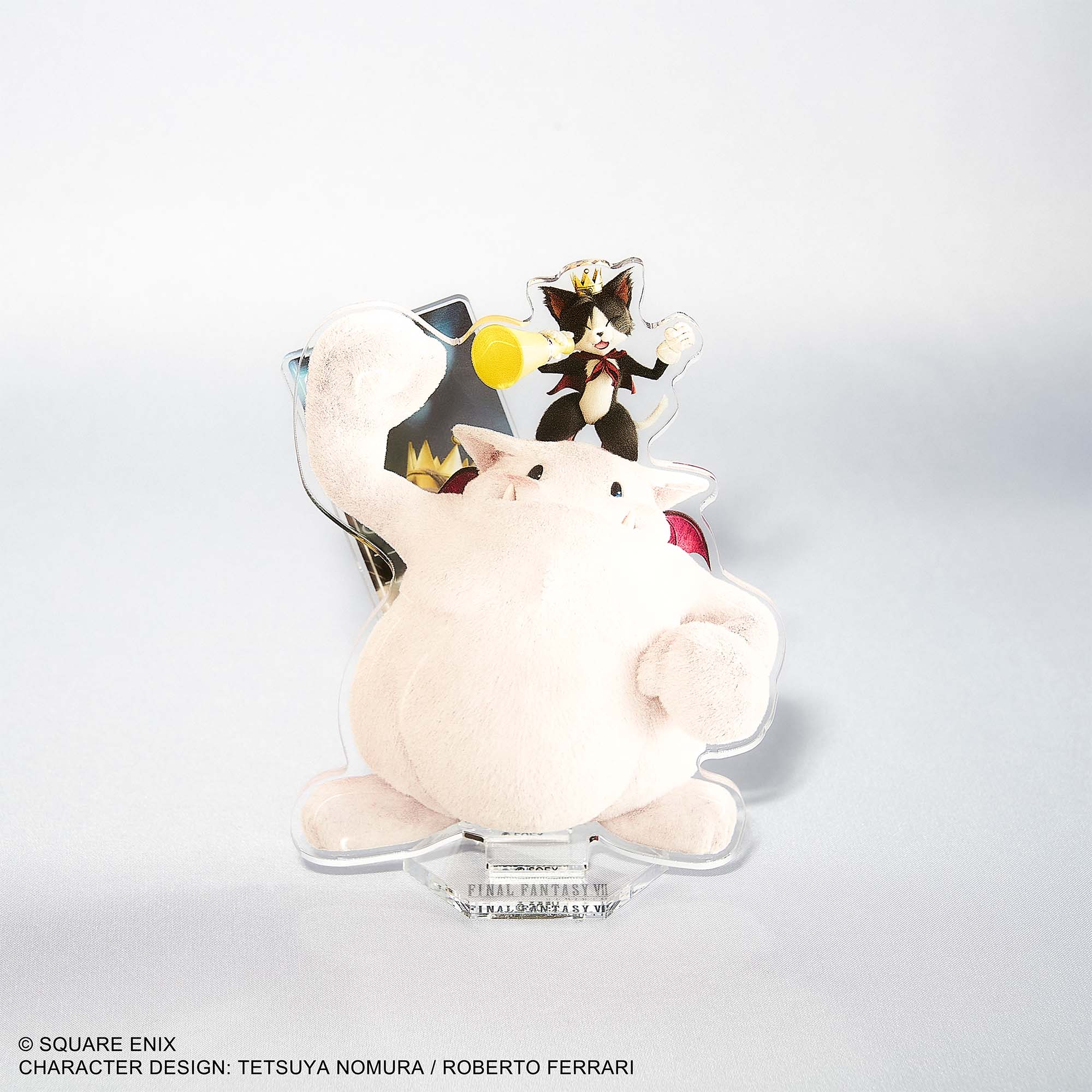 "Final Fantasy VII Rebirth" Acrylic Stand Cait Sithi & Fat Moogle