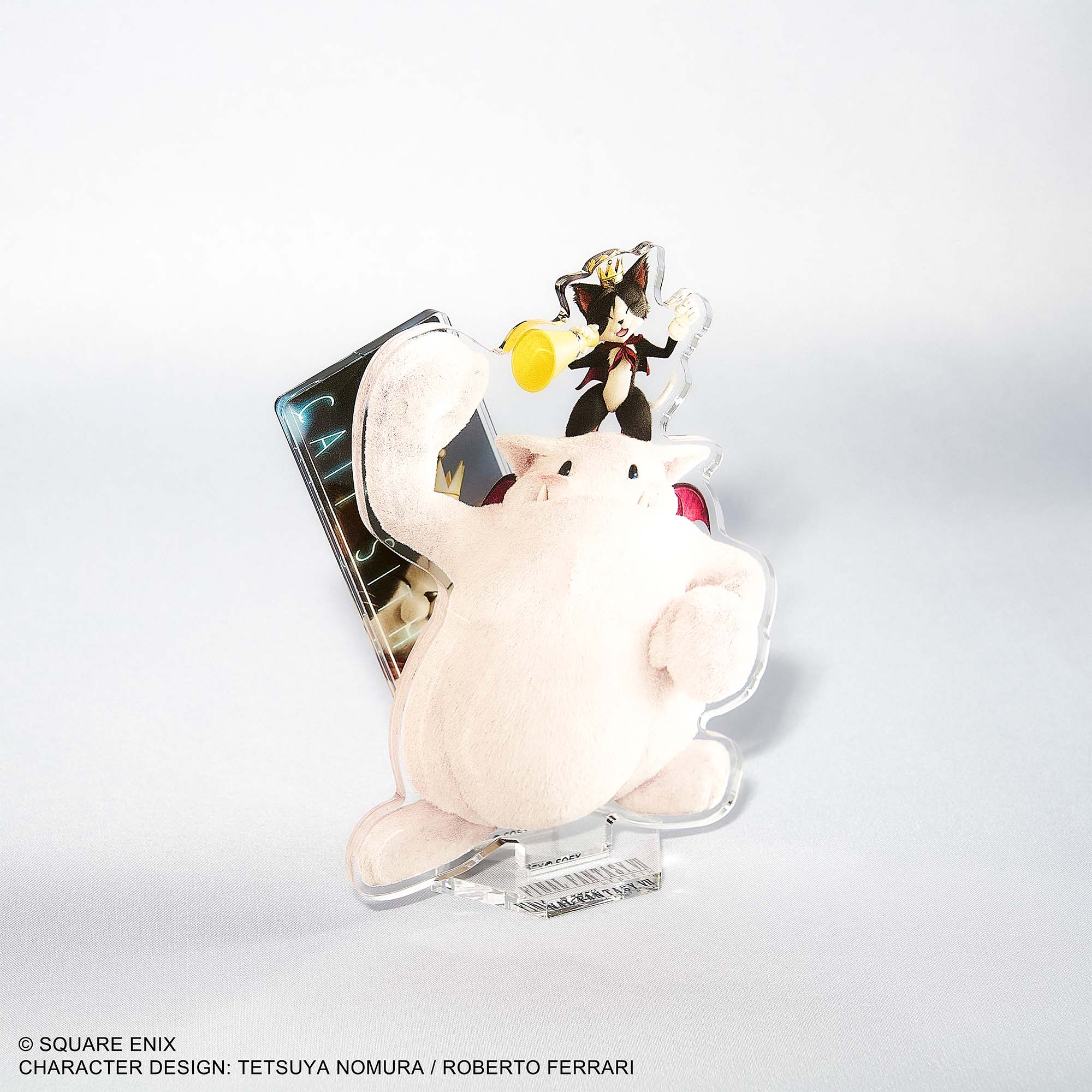"Final Fantasy VII Rebirth" Acrylic Stand Cait Sithi & Fat Moogle