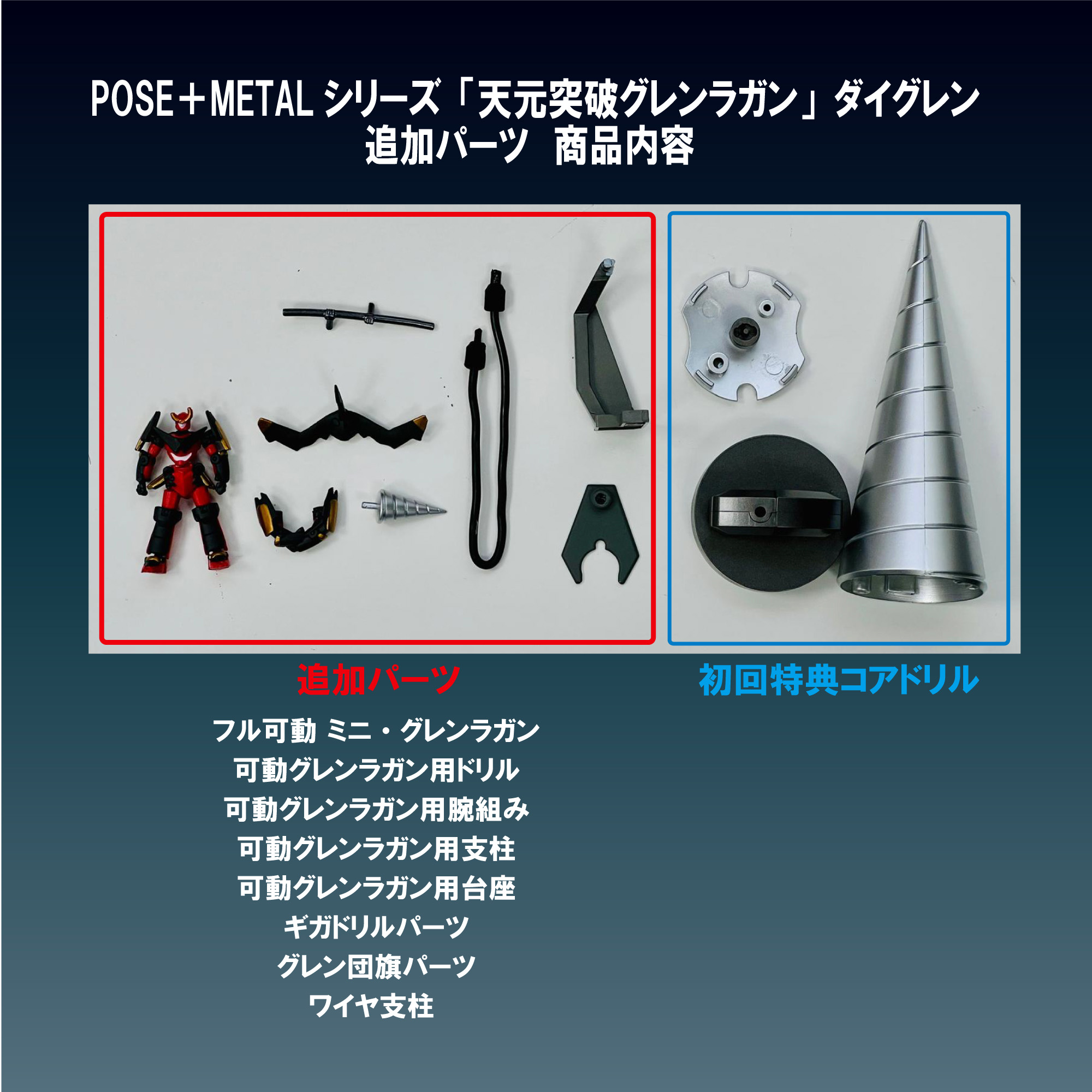 POSE+ Metal Series "Tengen Toppa Gurren Lagann" Dai-Gurren