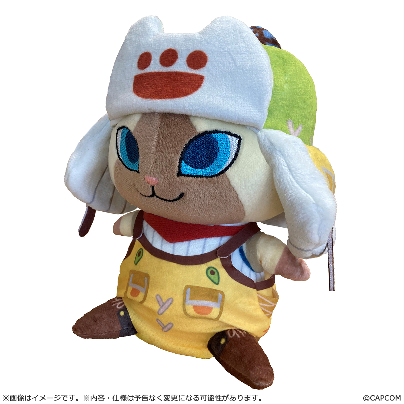 "Monster Hunter Wilds" Deformed Plush Palico