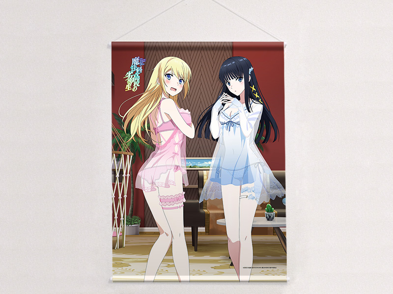 "The Irregular at Magic High School 3rd Season" Original Illustration B2 Tapestry Shiba Miyuki & Angelina / Room Wear W Suede