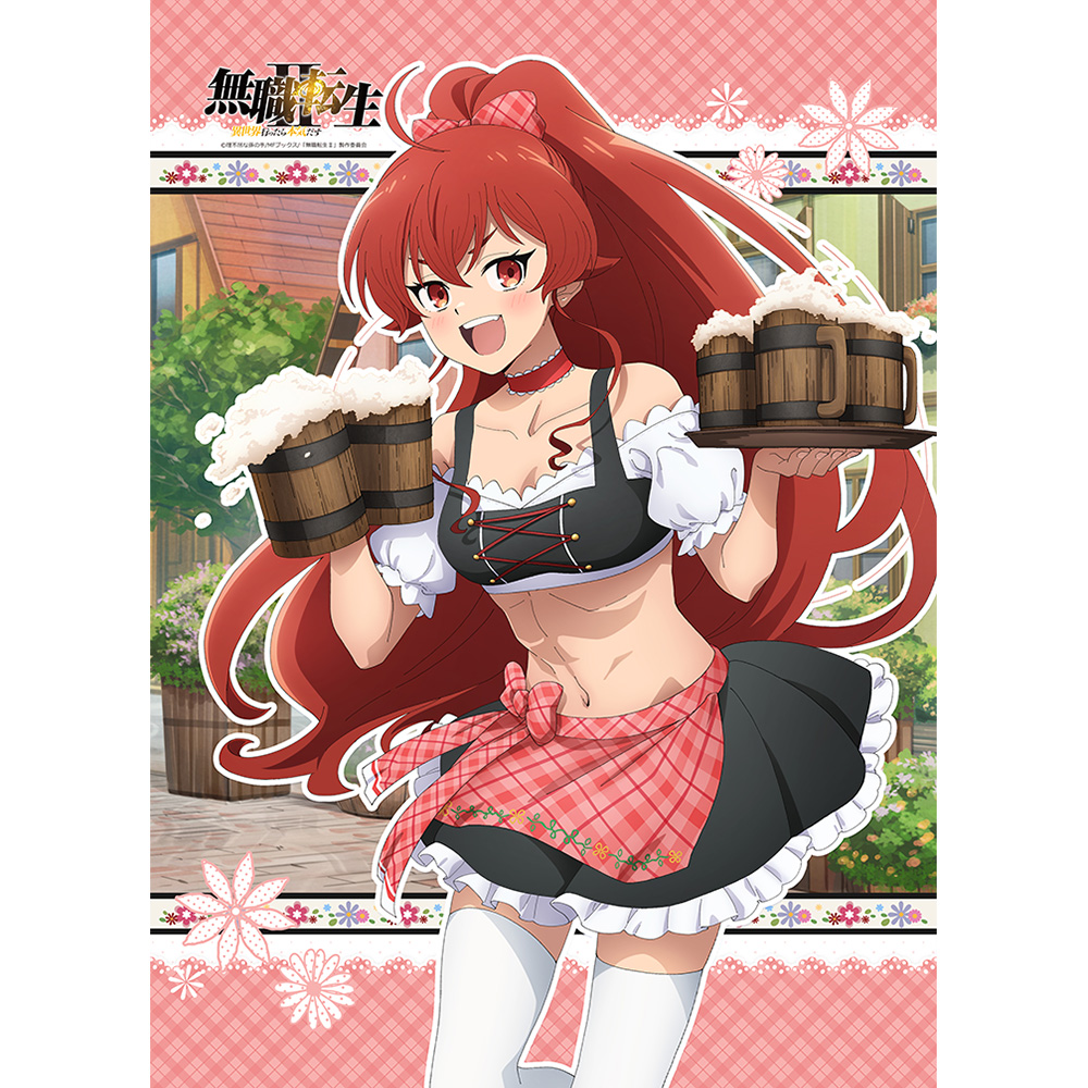 "Mushoku Tensei: Jobless Reincarnation Season 2" Original Illustration B2 Tapestry Eris / Dirndl W Suede