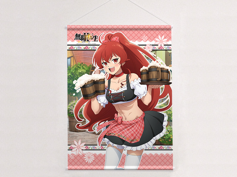 "Mushoku Tensei: Jobless Reincarnation Season 2" Original Illustration B2 Tapestry Eris / Dirndl W Suede