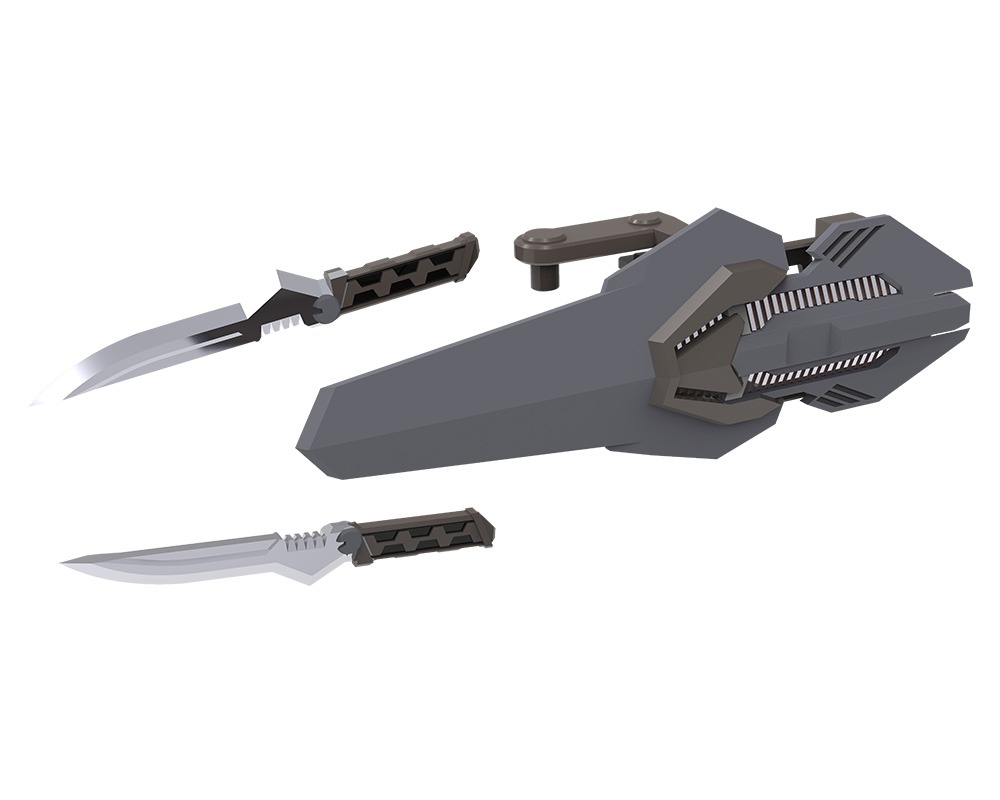 M.S.G Modeling Support Goods Weapon Unit 55 Composite Plate Unit 01 Gray Ver.