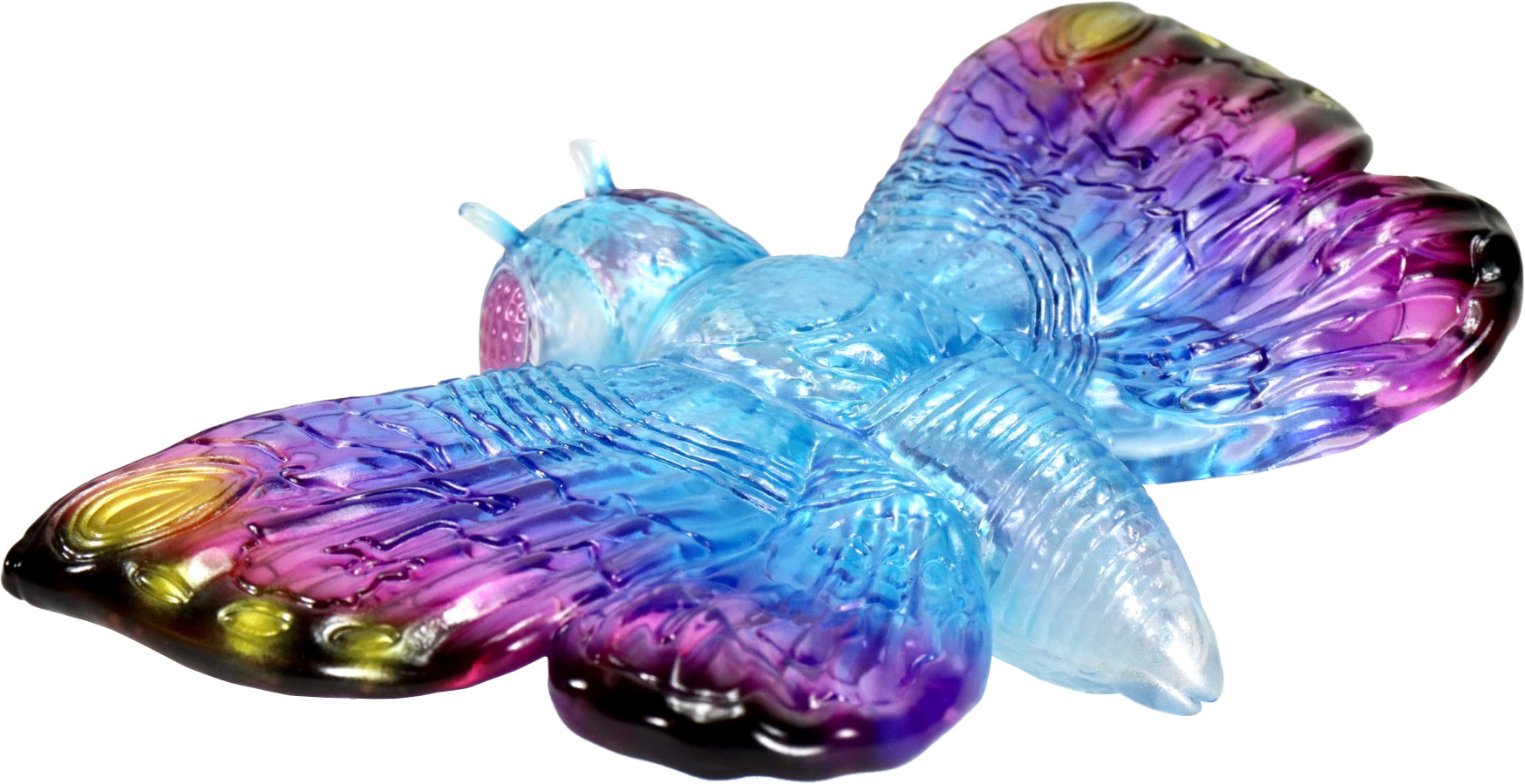 CCP Middle Size Series Godzilla EX Vol. 6 "Godzilla vs. Mothra" Mothra (1992) Clear Blue Pink Ver.