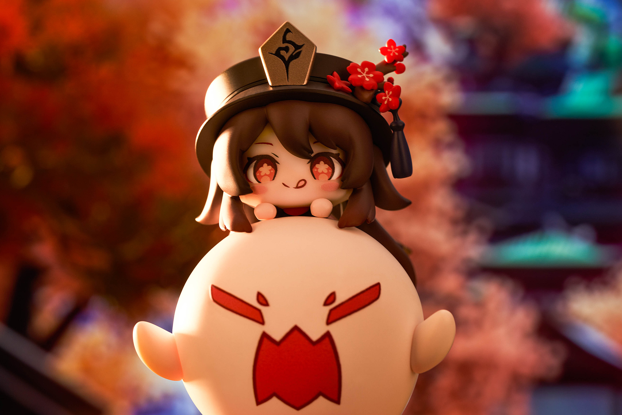 "Genshin Impact" Hu Tao Chibi Chara Yurayura Stand