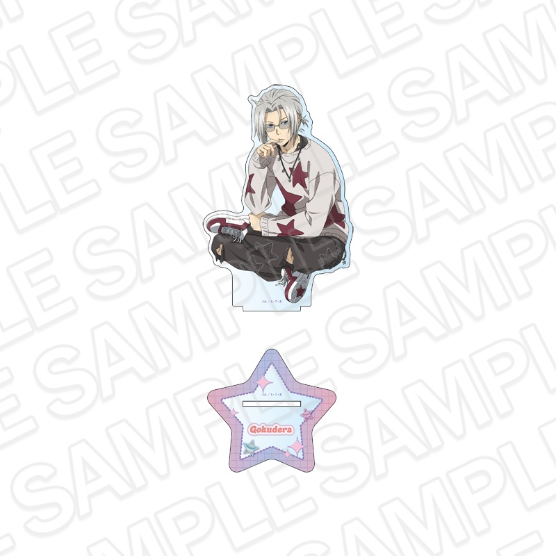"Reborn!" Deka Acrylic Stand Gokudera Hayato Star Ver.