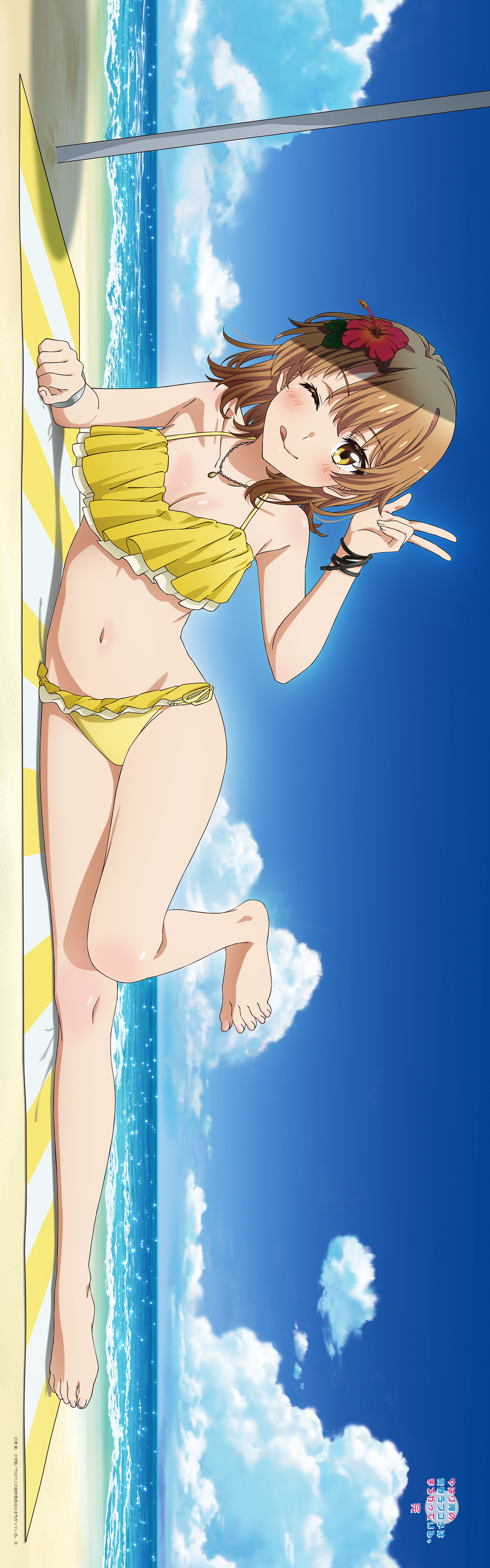 "Yahari Ore no Seishun Love-come wa Machigatteiru. Kan" Original Illustration Premium Dakimakura Cover Isshiki Iroha (Swimwear)
