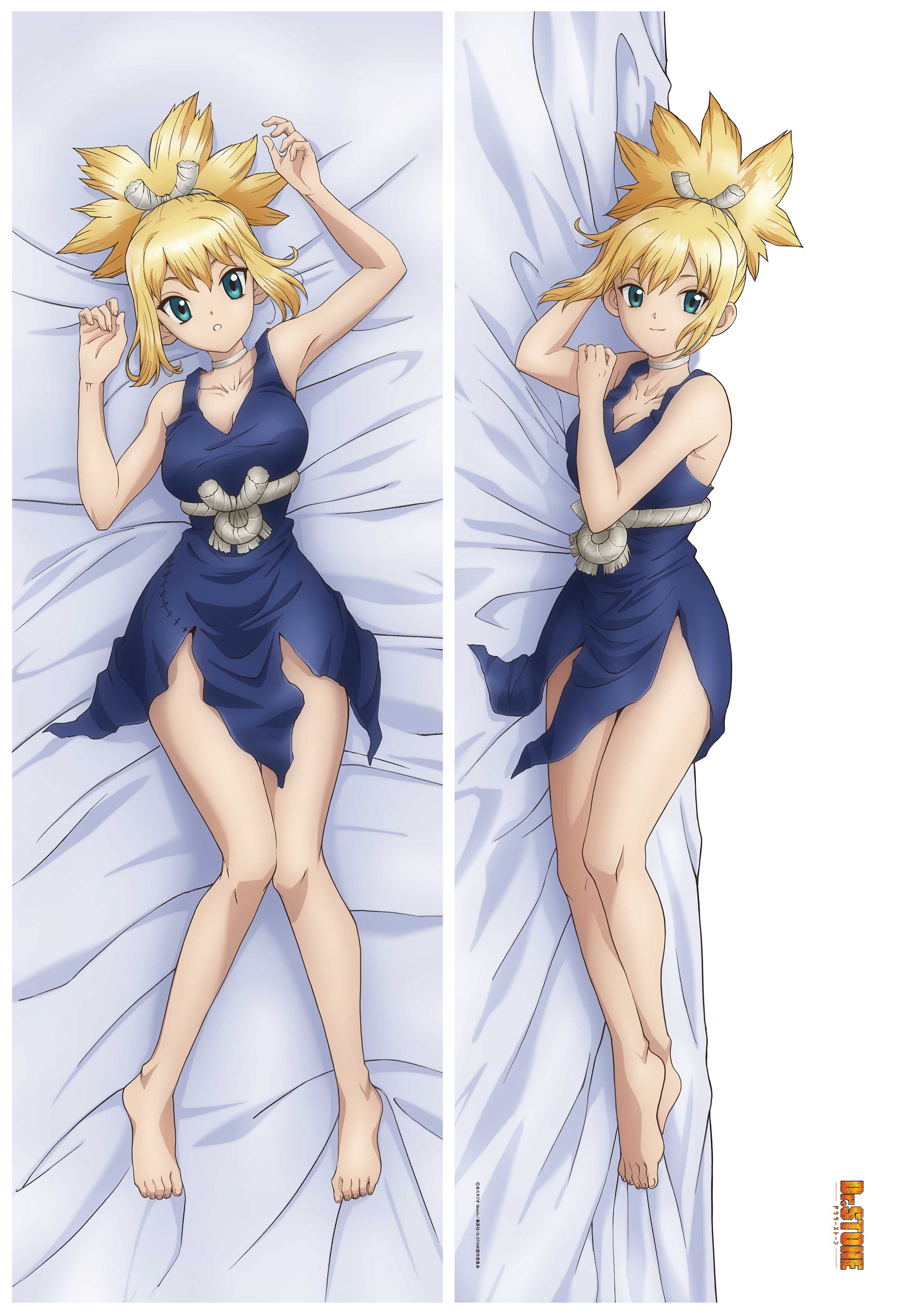 "Dr. Stone" Original Illustration Premium Dakimakura Cover Kohaku