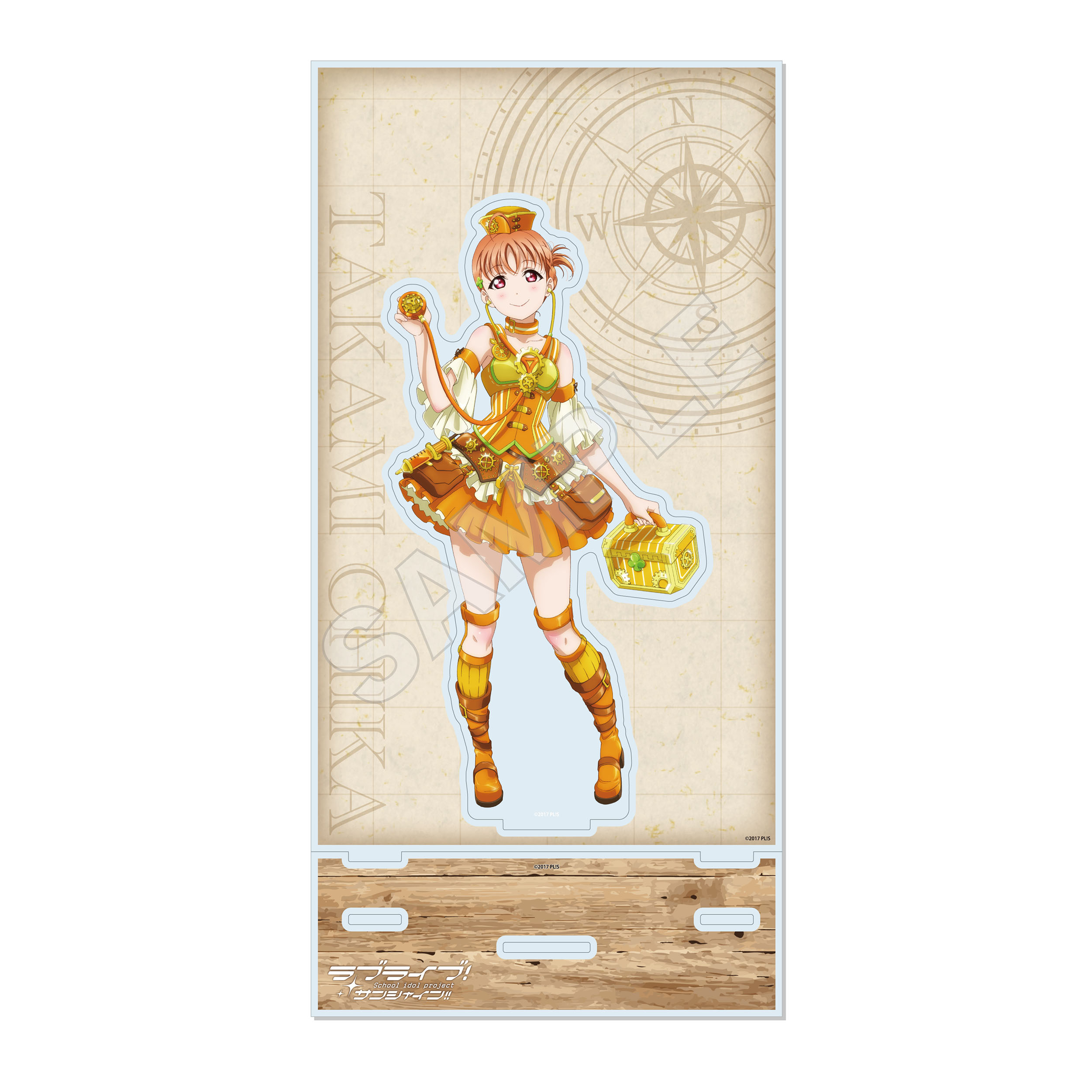 "Love Live! Sunshine!!" Acrylic Stand with Background A Takami Chika