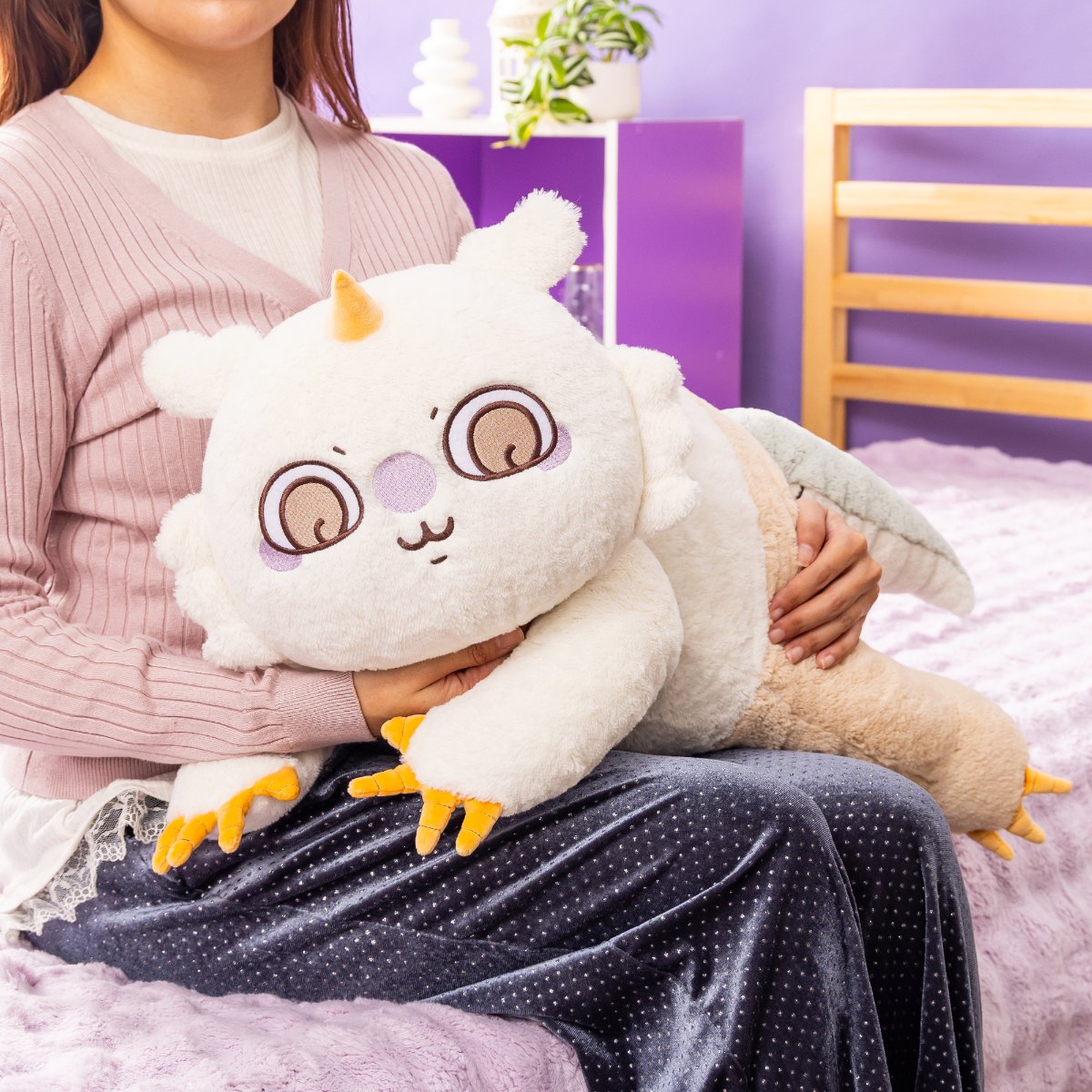 [Pre-order] Chiikawa Magical Chiikawa Fluffy Mochi Rolling Hug Plush: Anoko