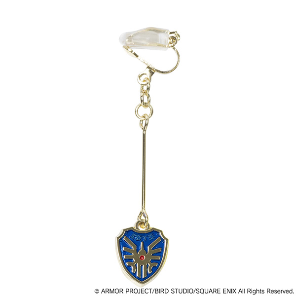 "Dragon Quest" Smile Slime Cosmetics & Beauty Earring Erdrick's Sword & Erdrick's Shield
