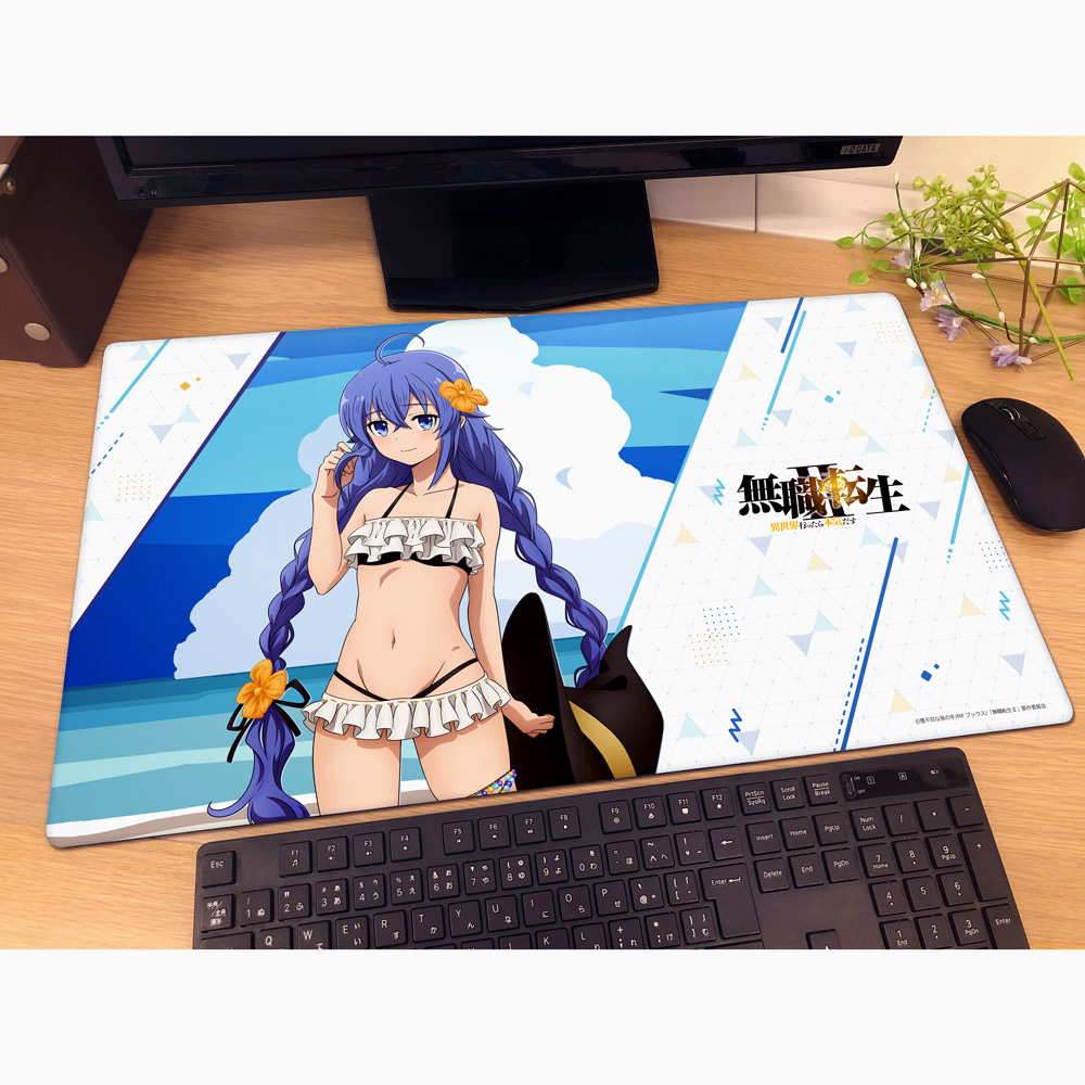 "Mushoku Tensei II: Jobless Reincarnation" Original Illustration Rubber Mat Roxy / Swimwear
