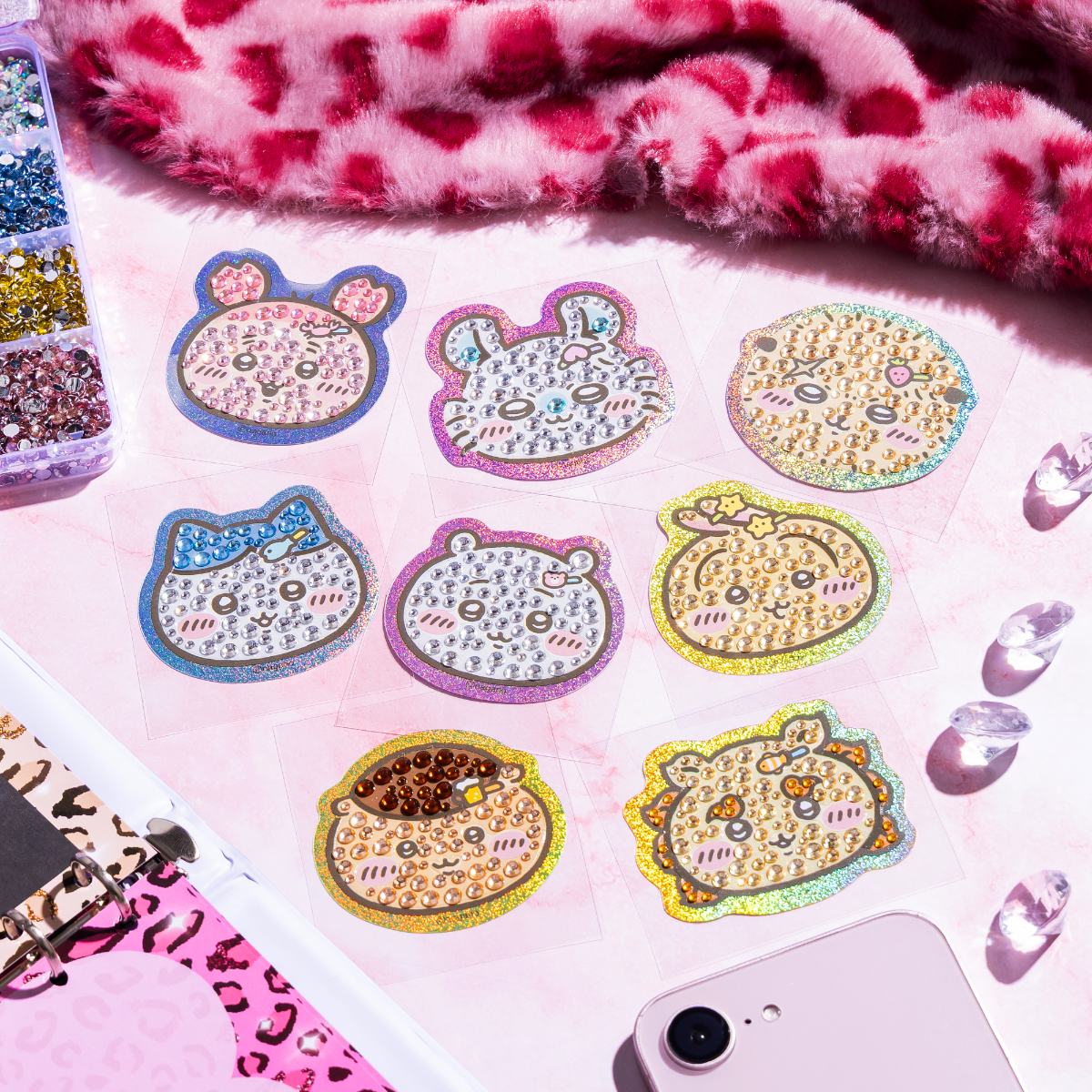 [Pre-order] Chiikawa Kira Kira face sticker - Chiikawa