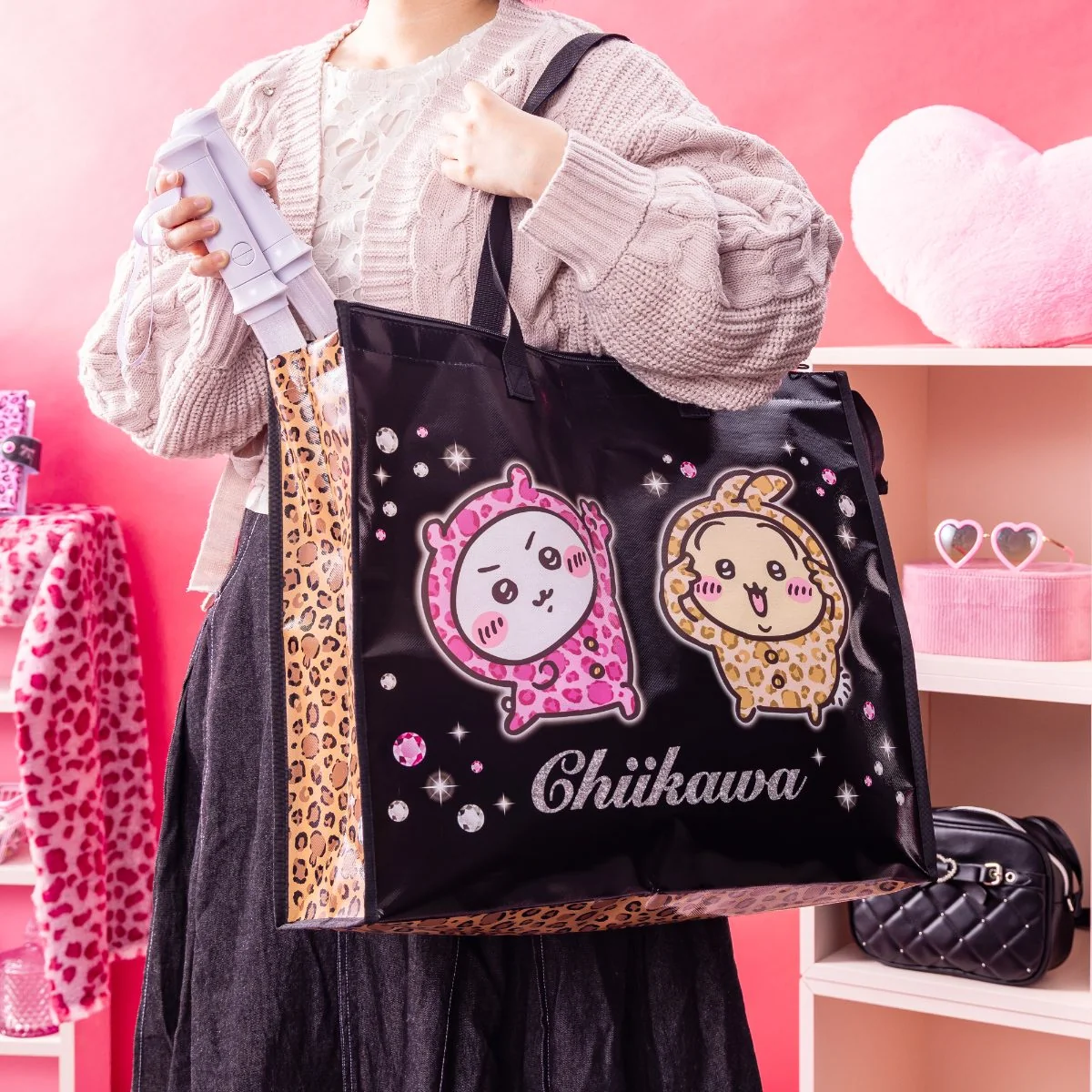 [Pre-order] Chiikawa Shopping Bag (Leopard Print Everyone)