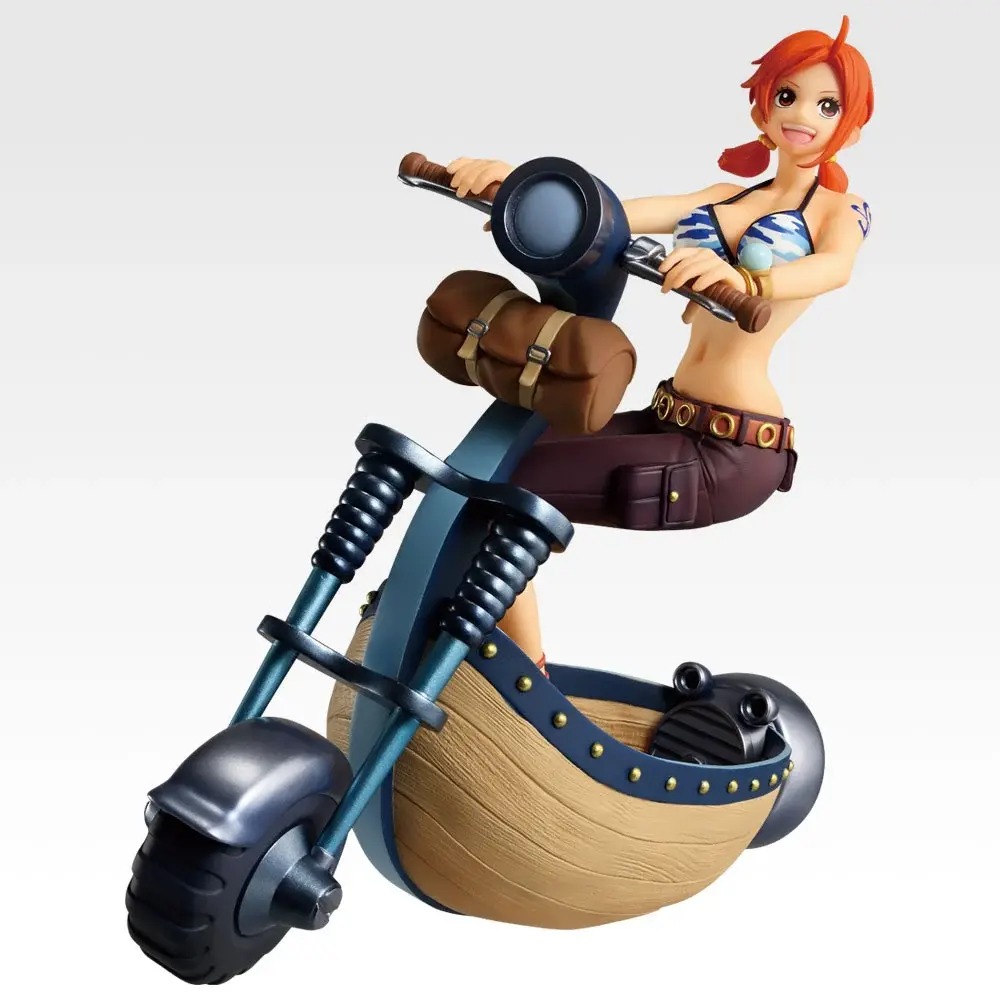 B prize Nami MASTERLISE EXPIECE riding the Wavern scooter from Sky Island