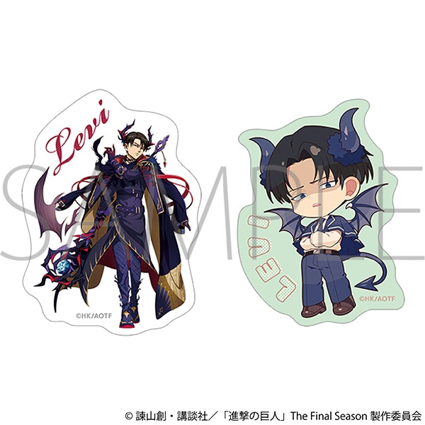 [Pre-order] "Attack on Titan" Sticker Set / Levi ~The Devil~