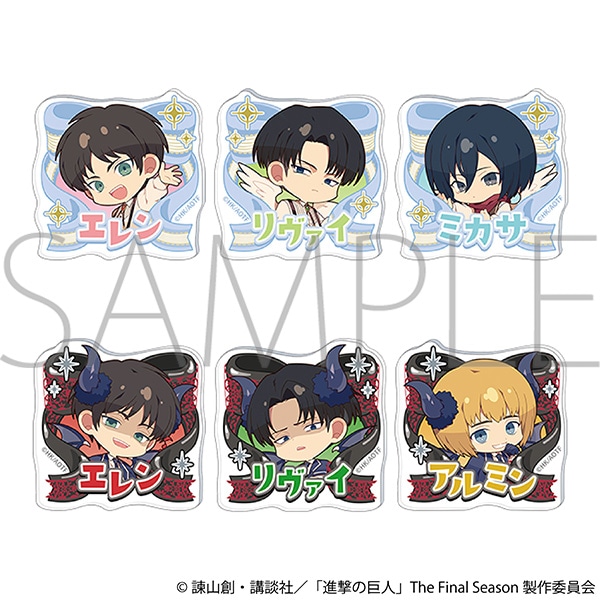 [Pre-order] "Attack on Titan" Trading Acrylic Badge Collection / Angels and Demons
